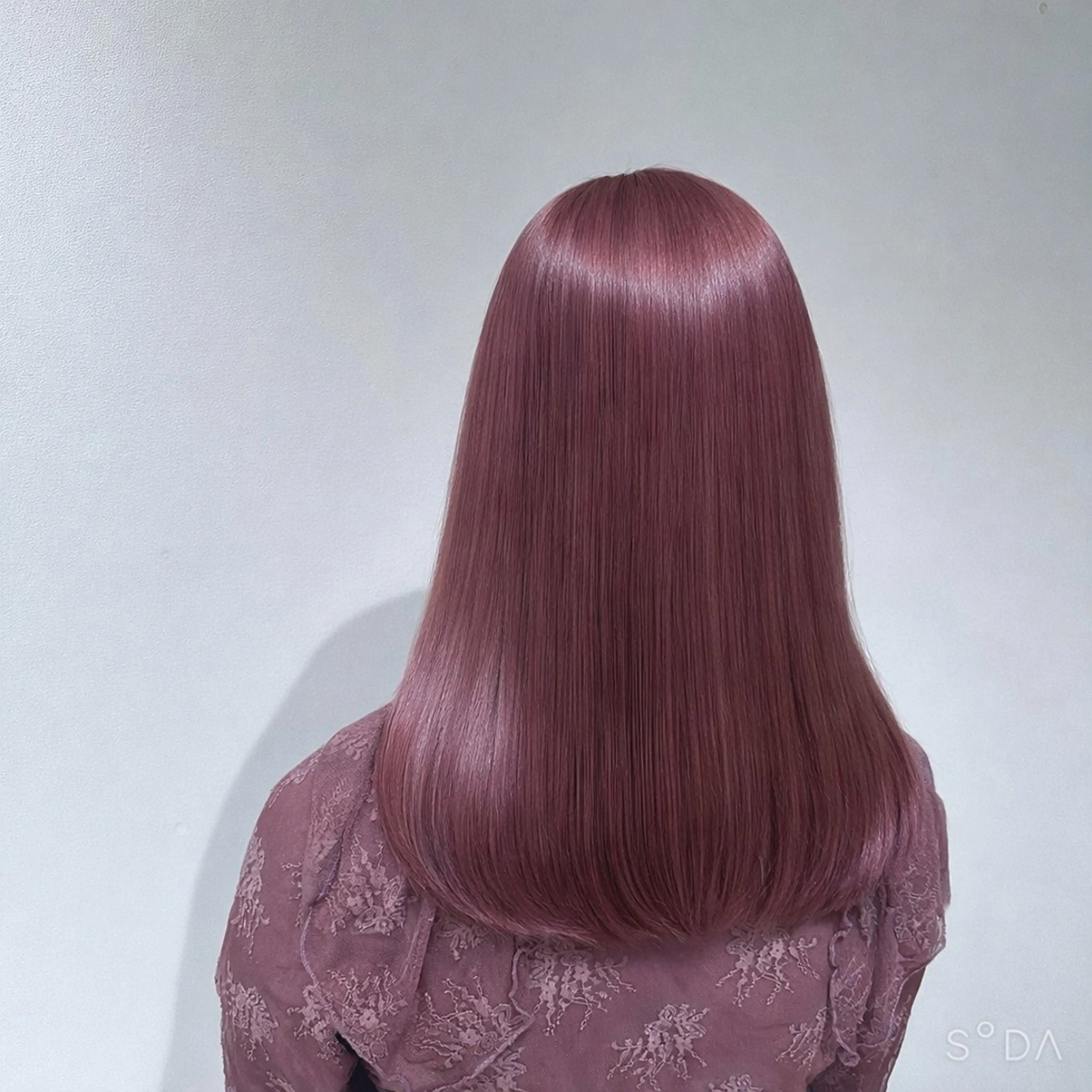 ロング カラー ベージュカラー ブリーチ ダブルカラー ラベンダーカラー ピンクカラー ラフィス池袋所属・✨本格的韓国スタイル 特化✨ﾊﾙｶ✨️のヘアスタイル