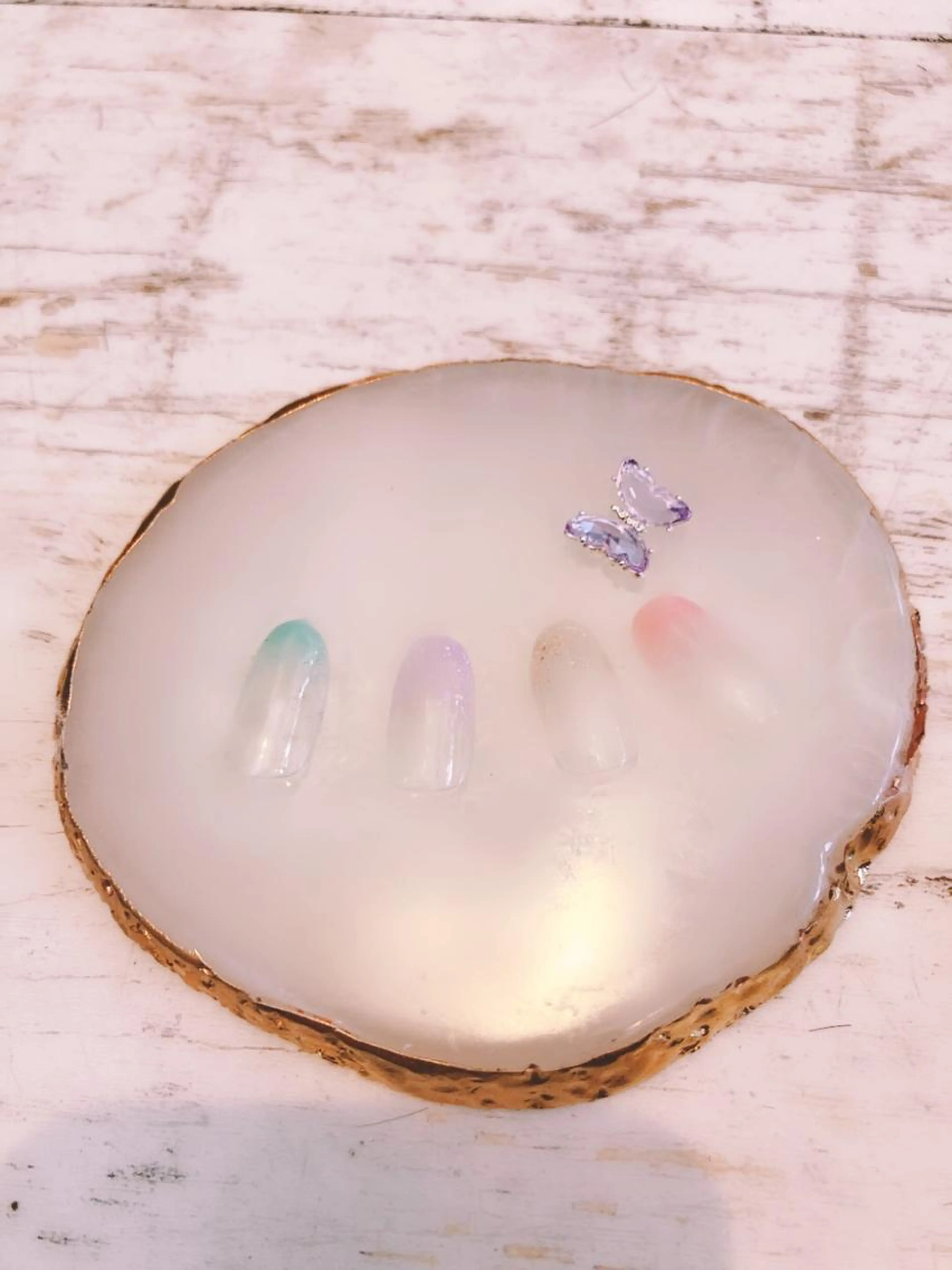 【✨モデルメニュー✨】グラデーションネイル💅オフ無しの写真