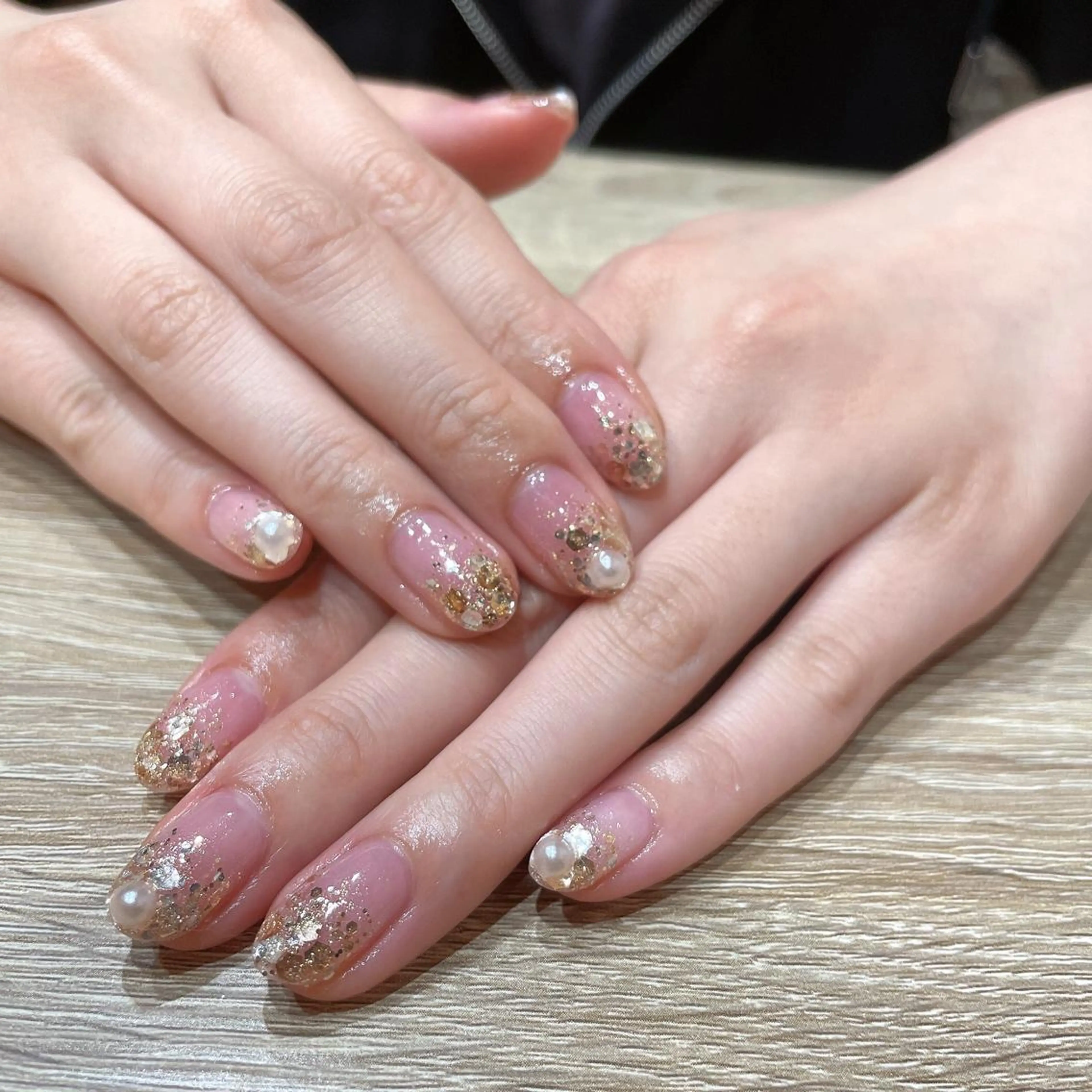 ネイル ラメ(グリッター) ハンドネイル liberté所属・liberté🫧 新小岩のネイルデザイン