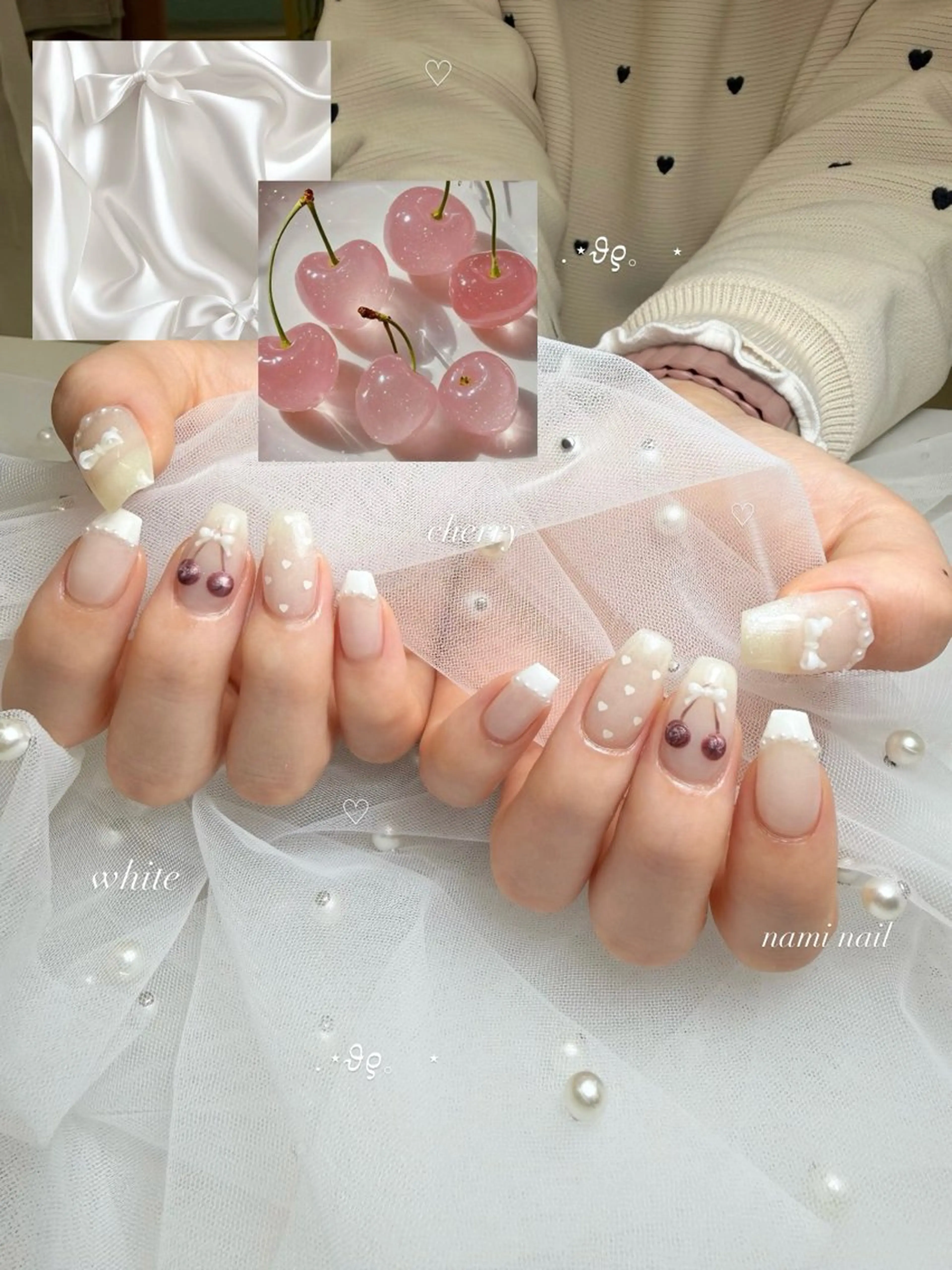 ネイル ハンドネイル nami🐰🎀 堺筋本町ネイルサロンのネイルデザイン