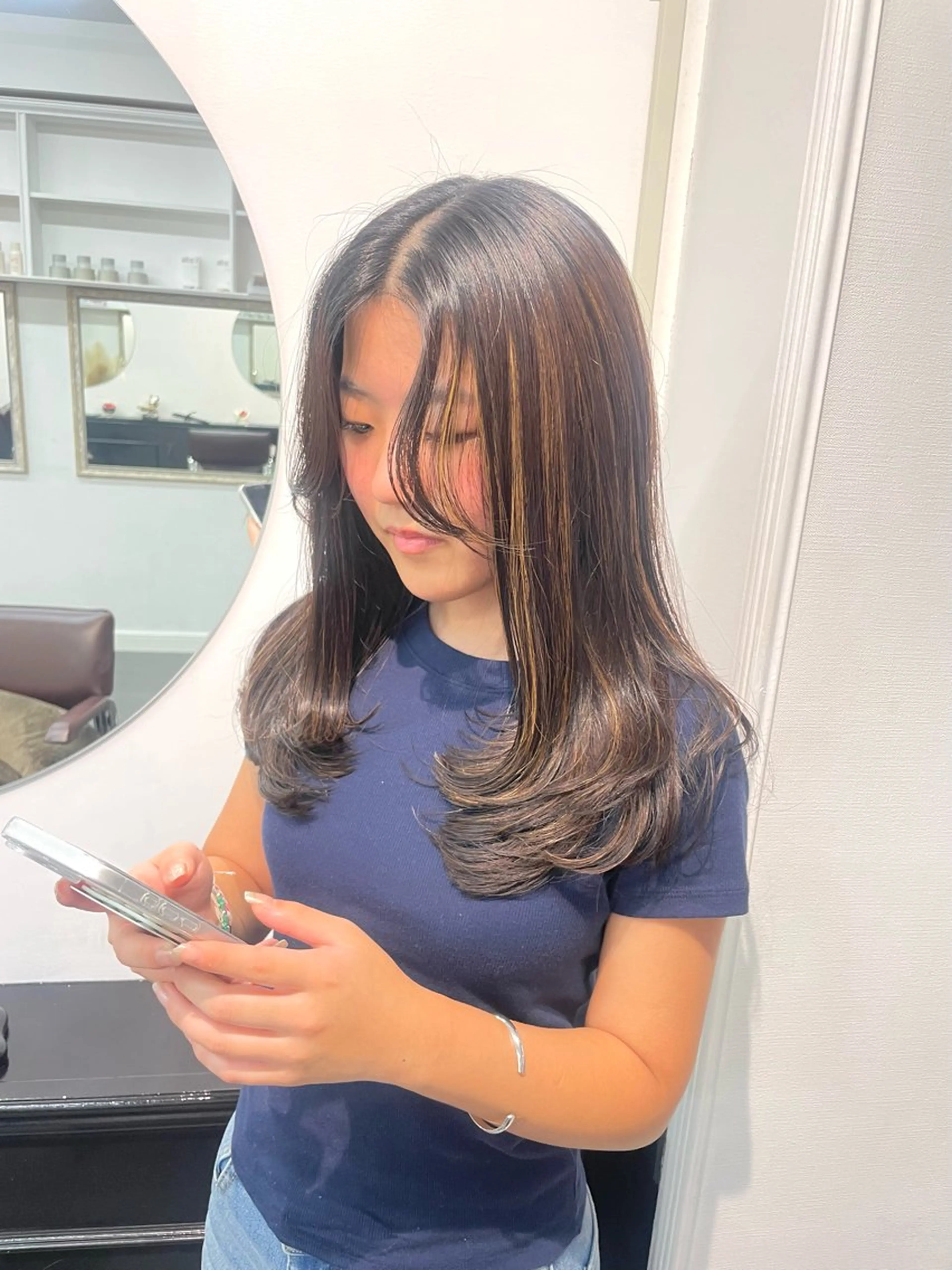 ロング カラー ヘアカラー 野町好花 レイヤー/髪質改善のヘアスタイル