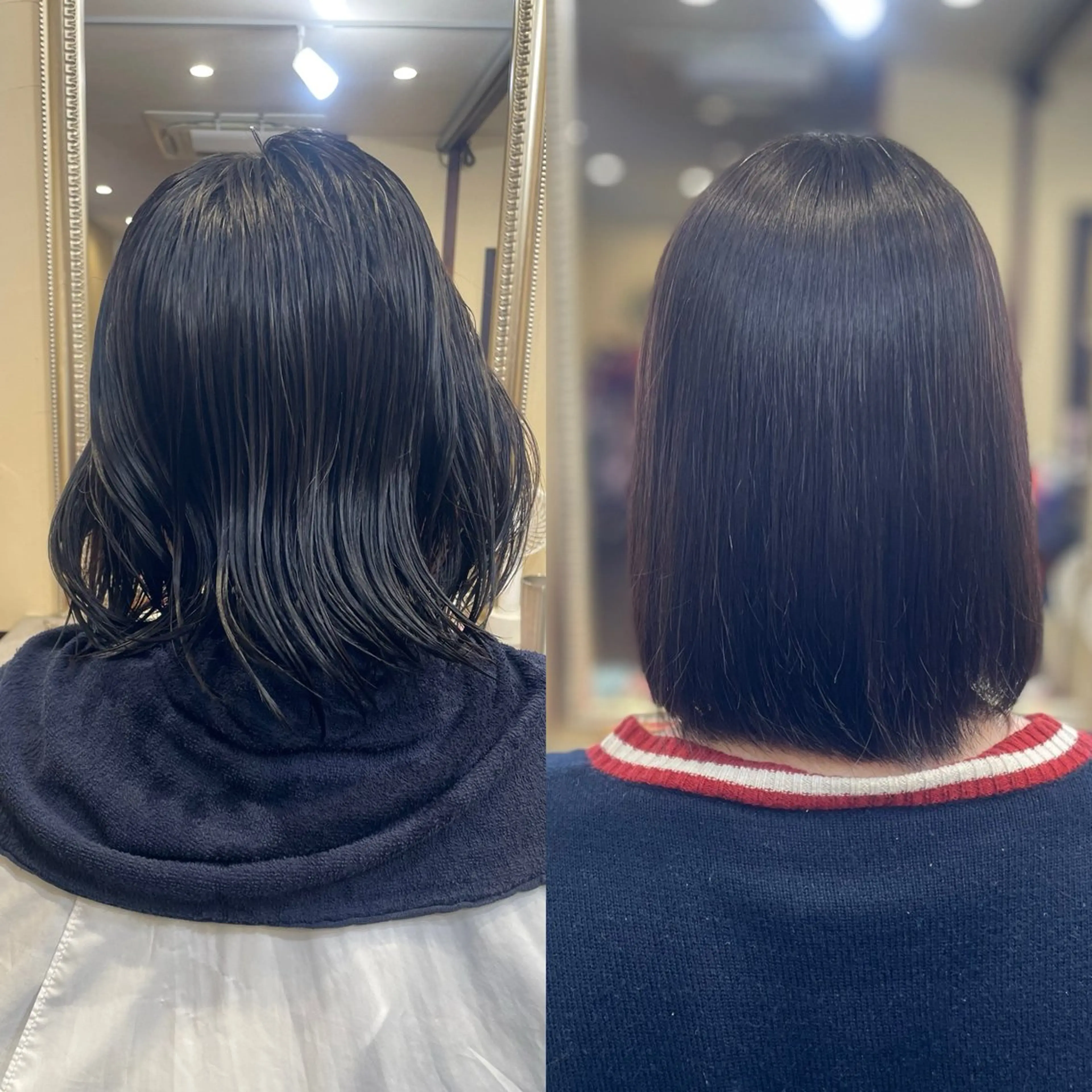 綺麗なストレートに✨️✨️✨️縮毛矯正＋カット＋トリートメントの写真