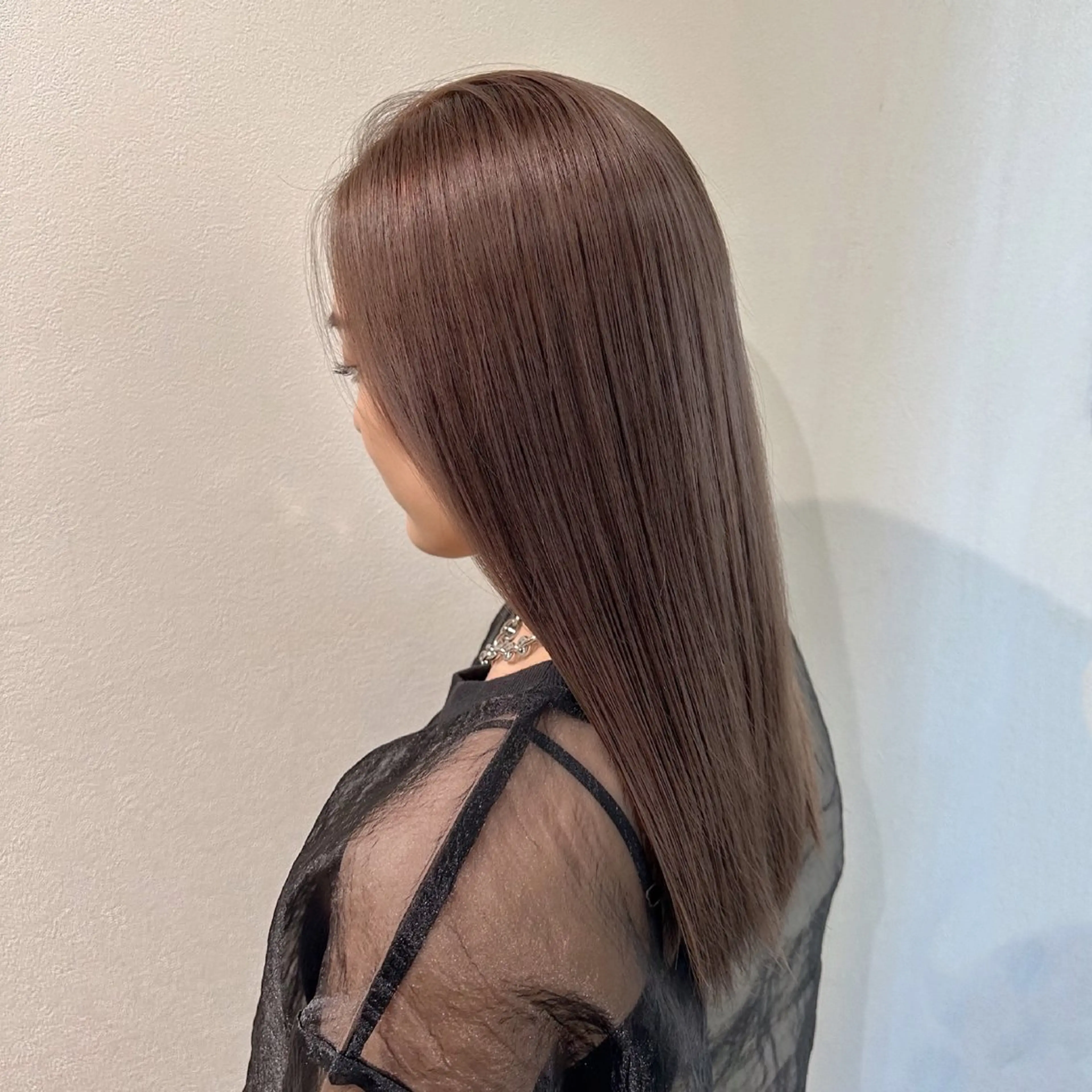 セミロング カラー カット ヘアカラー トリートメント メンズ特化🏹カット パーマ/チヒロ🤍のヘアスタイル