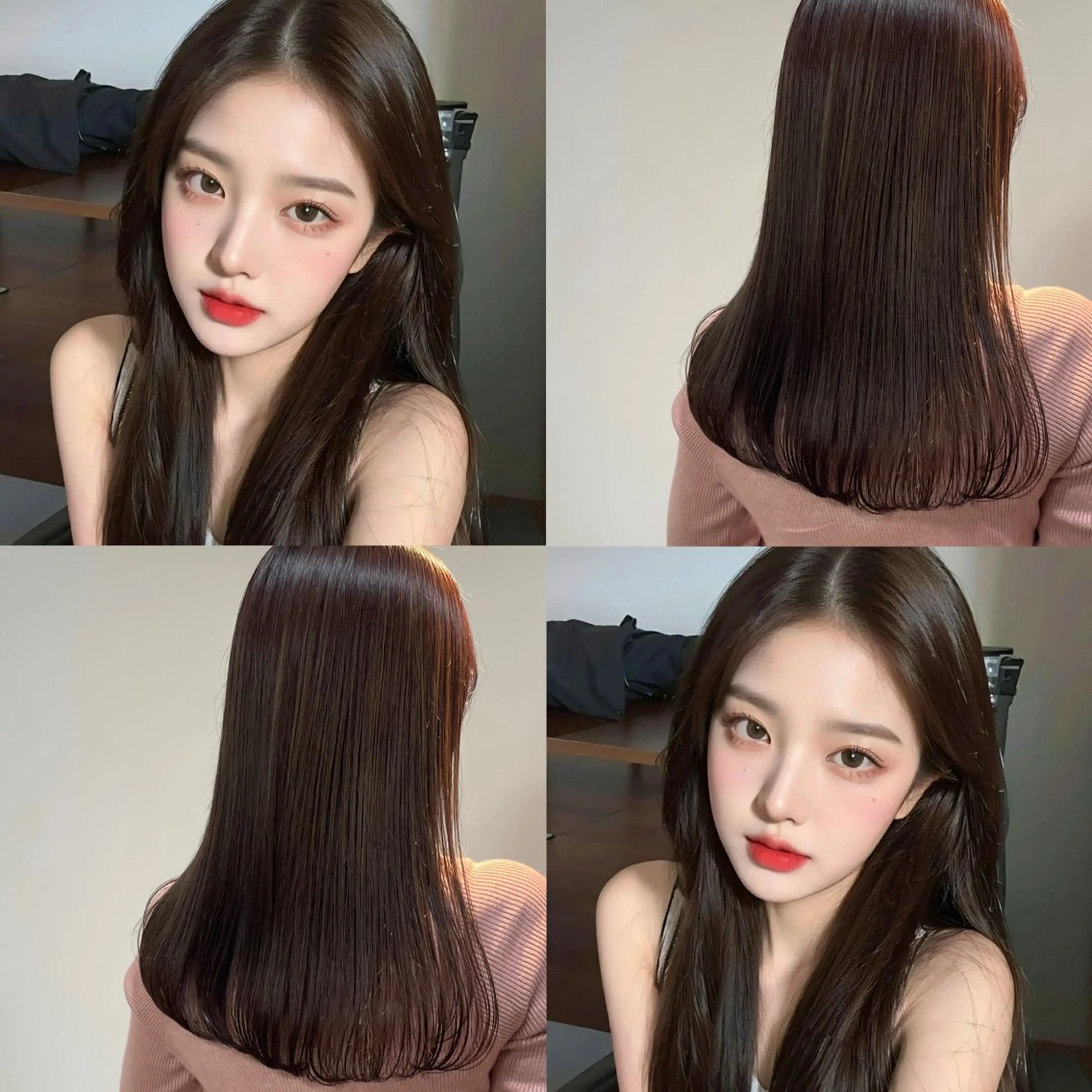 ロング カラー カット ヘアカラー トリートメント 表参道/赤み無し 透明感 colorのヘアスタイル