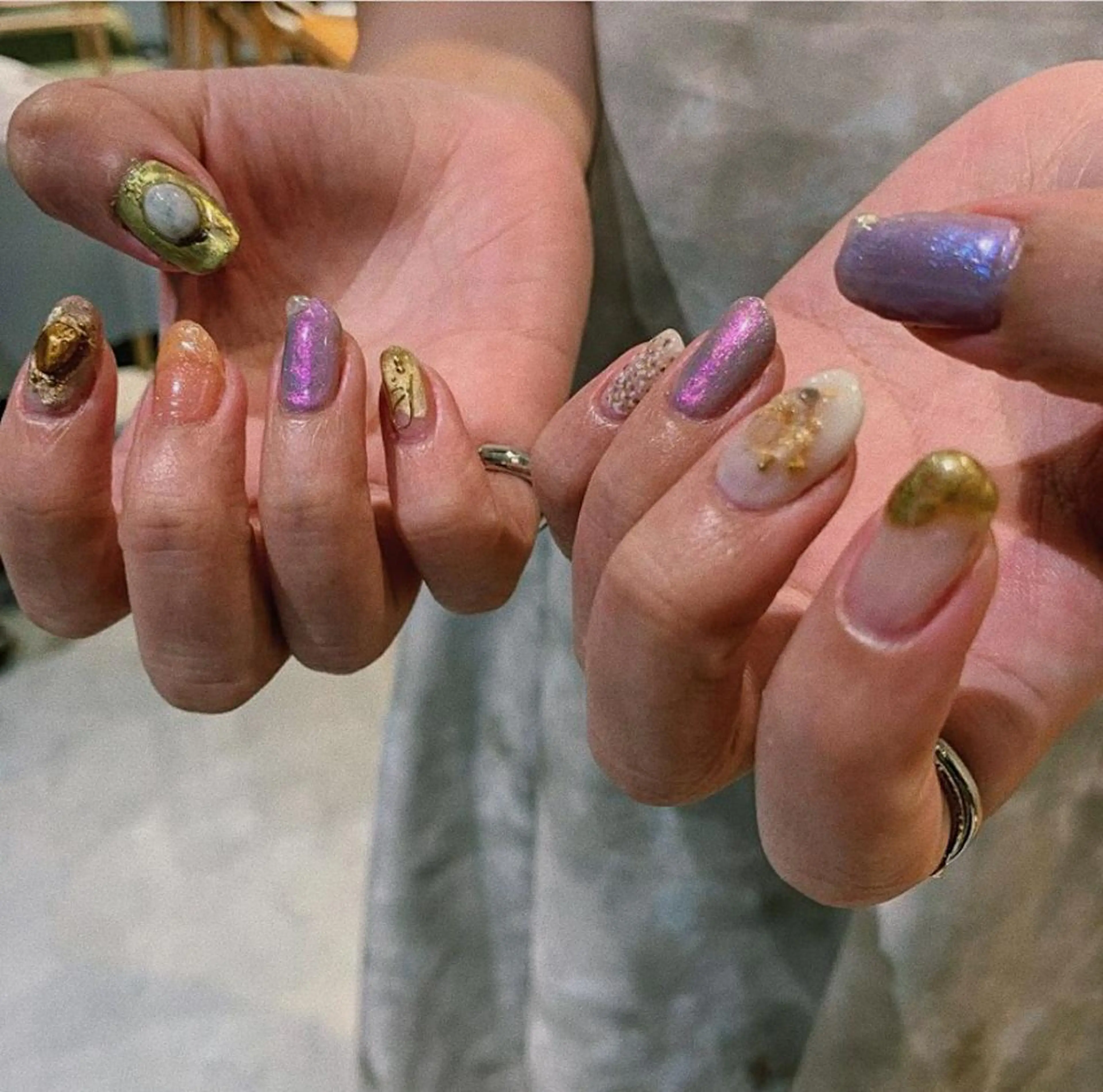 ネイル AO所属・RISAKO 艶髪モテヘア🎀府中のヘアスタイル