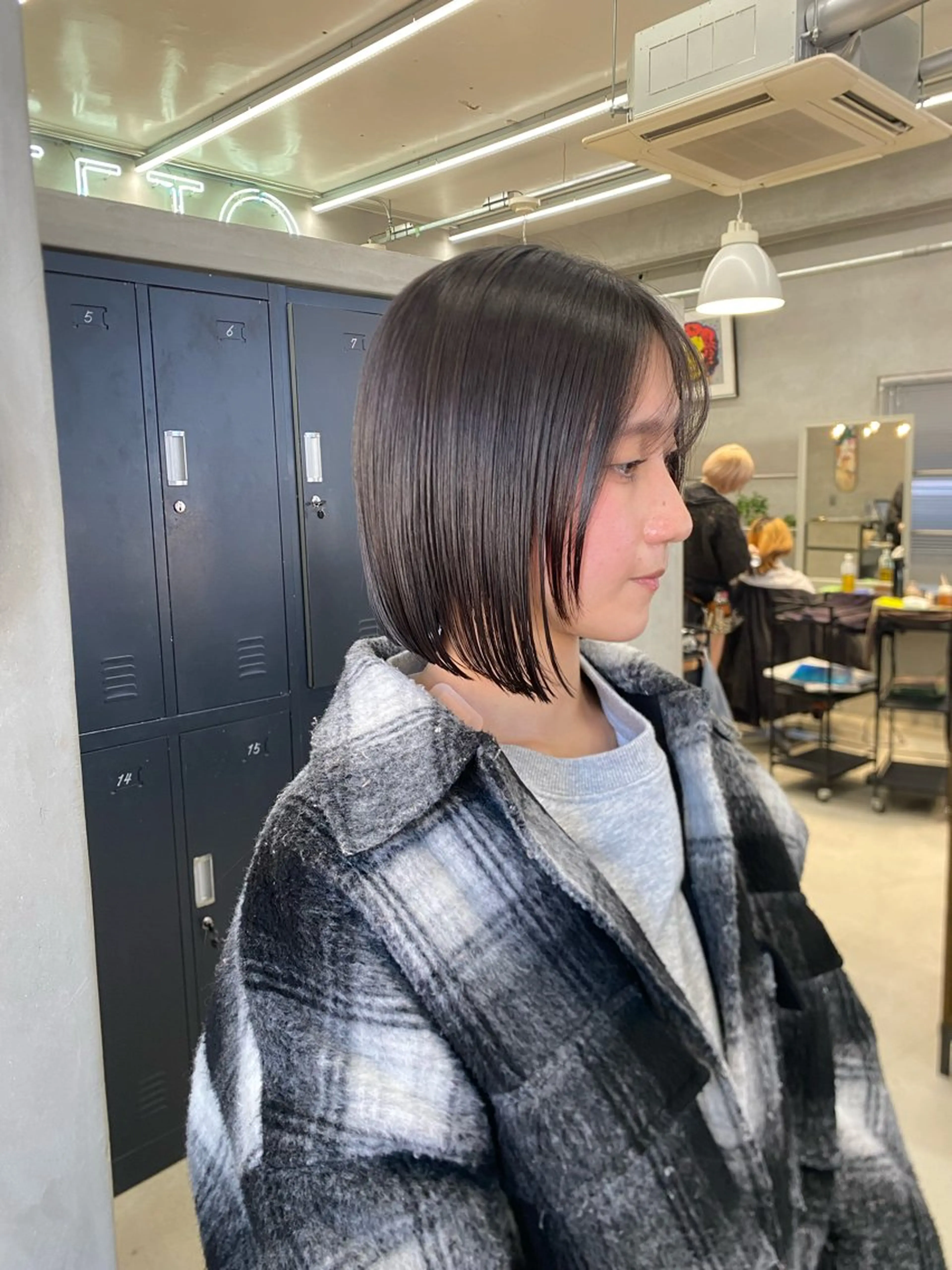 ショート ボブ 谷口 瑠愛のヘアスタイル