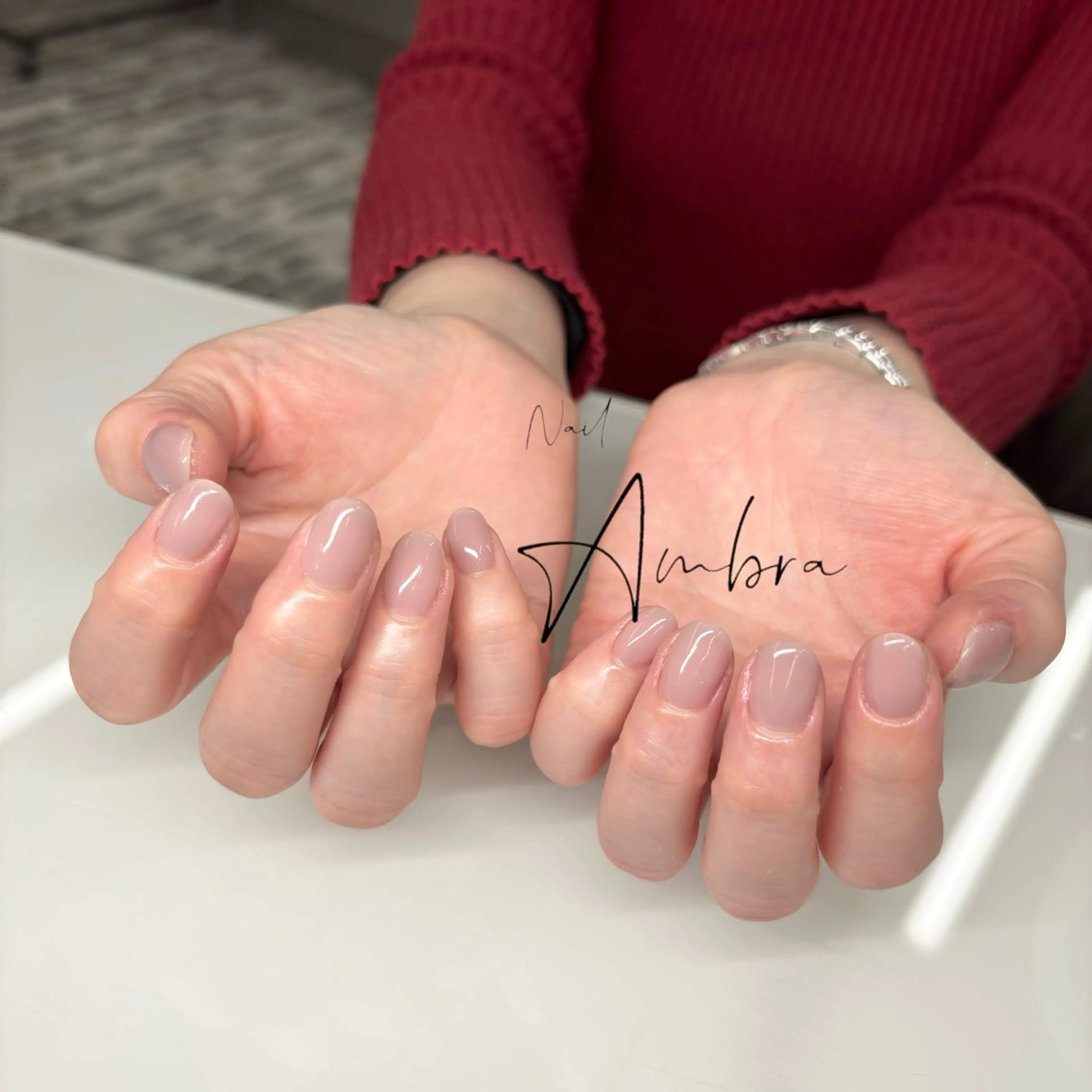 ネイル ピンク ハンドネイル Nail Ambra 天王寺店所属・Nail Ambra fusaのネイルデザイン