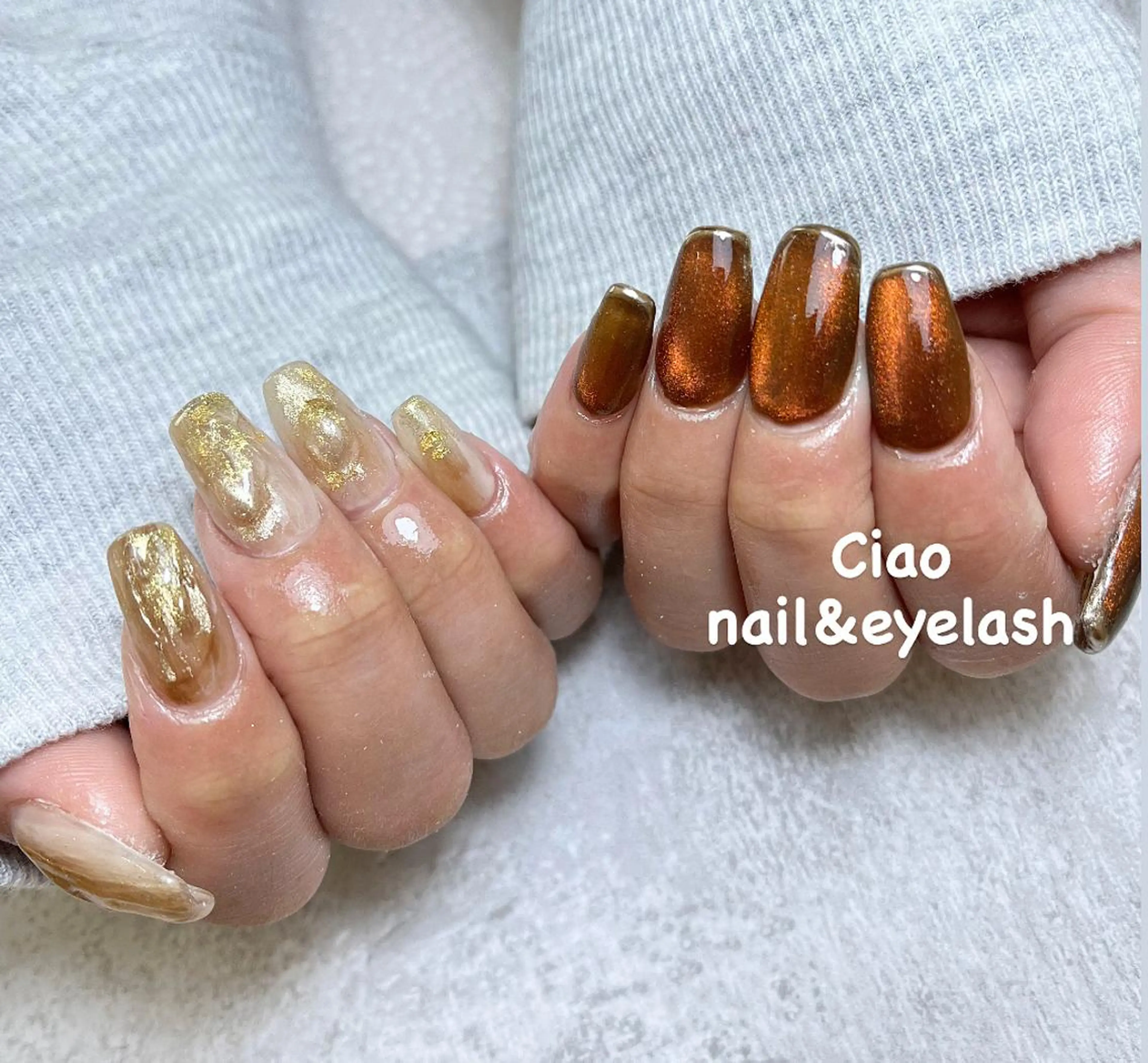 ネイル アートネイル ジェルネイル マグネットネイル ミラーネイル ニュアンスネイル #Amin所属・#Amin nail salonのネイルデザイン