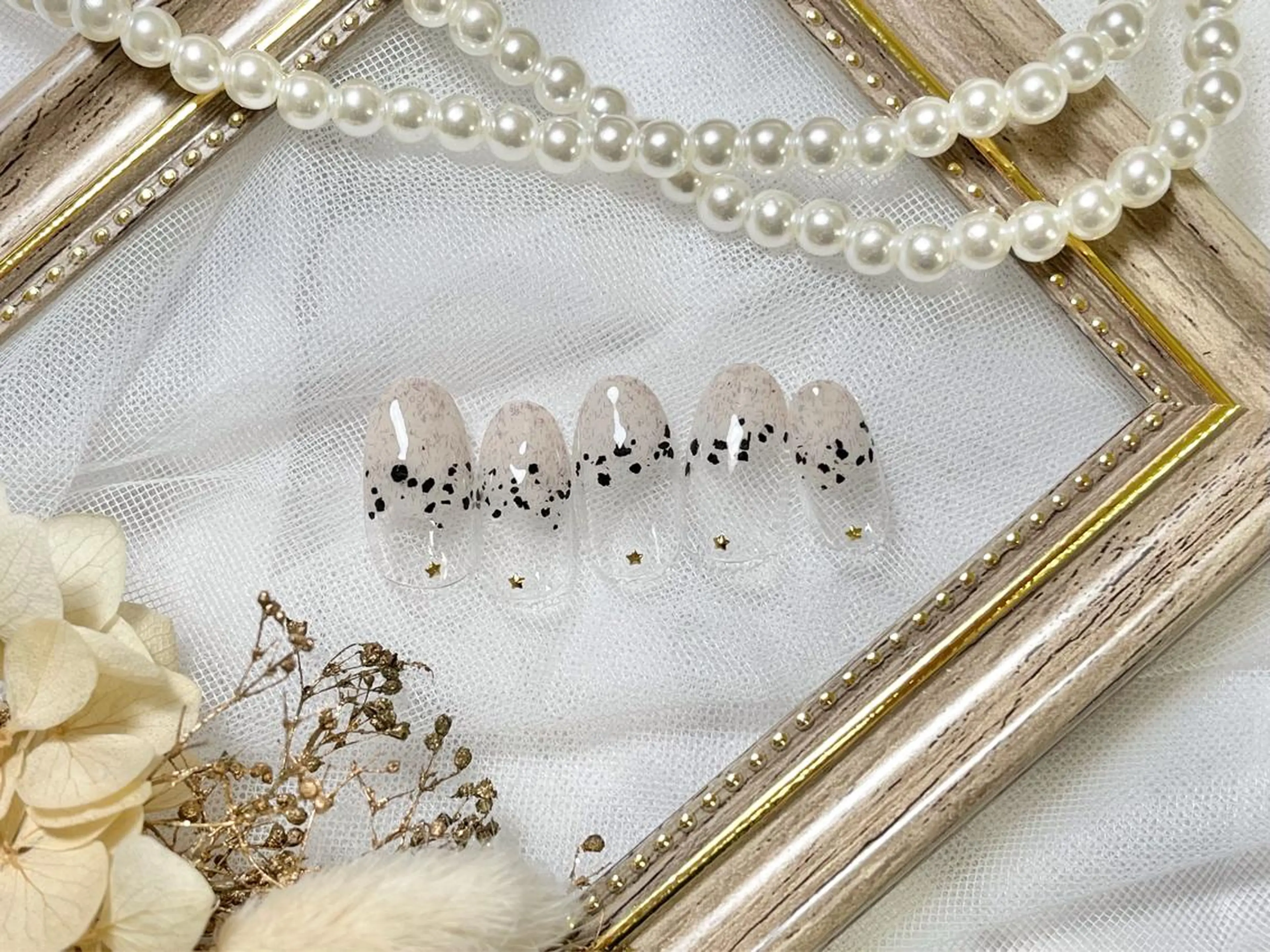 ネイル ハンドネイル ネイルPetit Ribbonのネイルデザイン