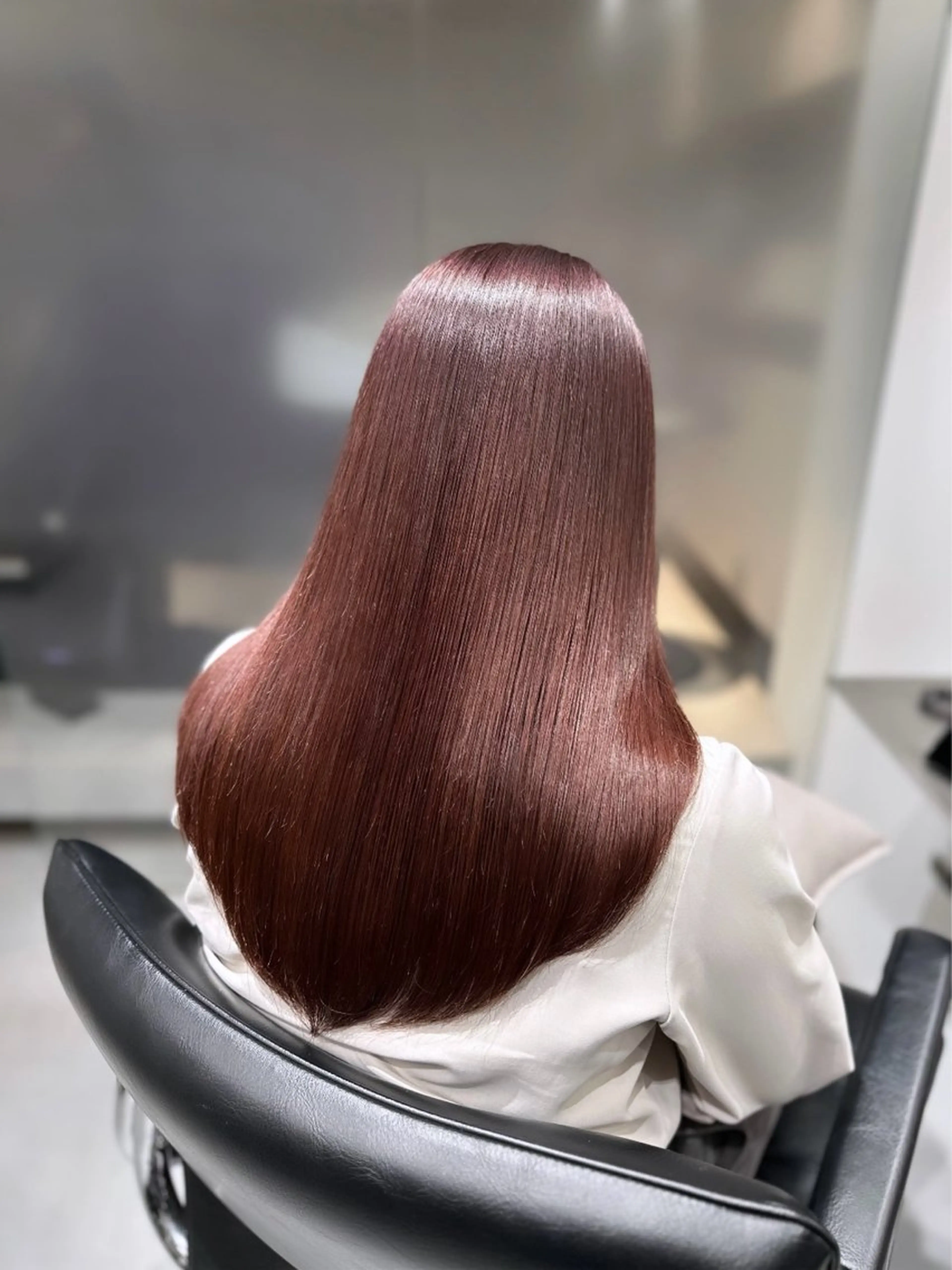 ロング カラー ベージュカラー ピンクカラー ピンクベージュ 韓国ヘア/レイヤー Yan✂︎のヘアスタイル