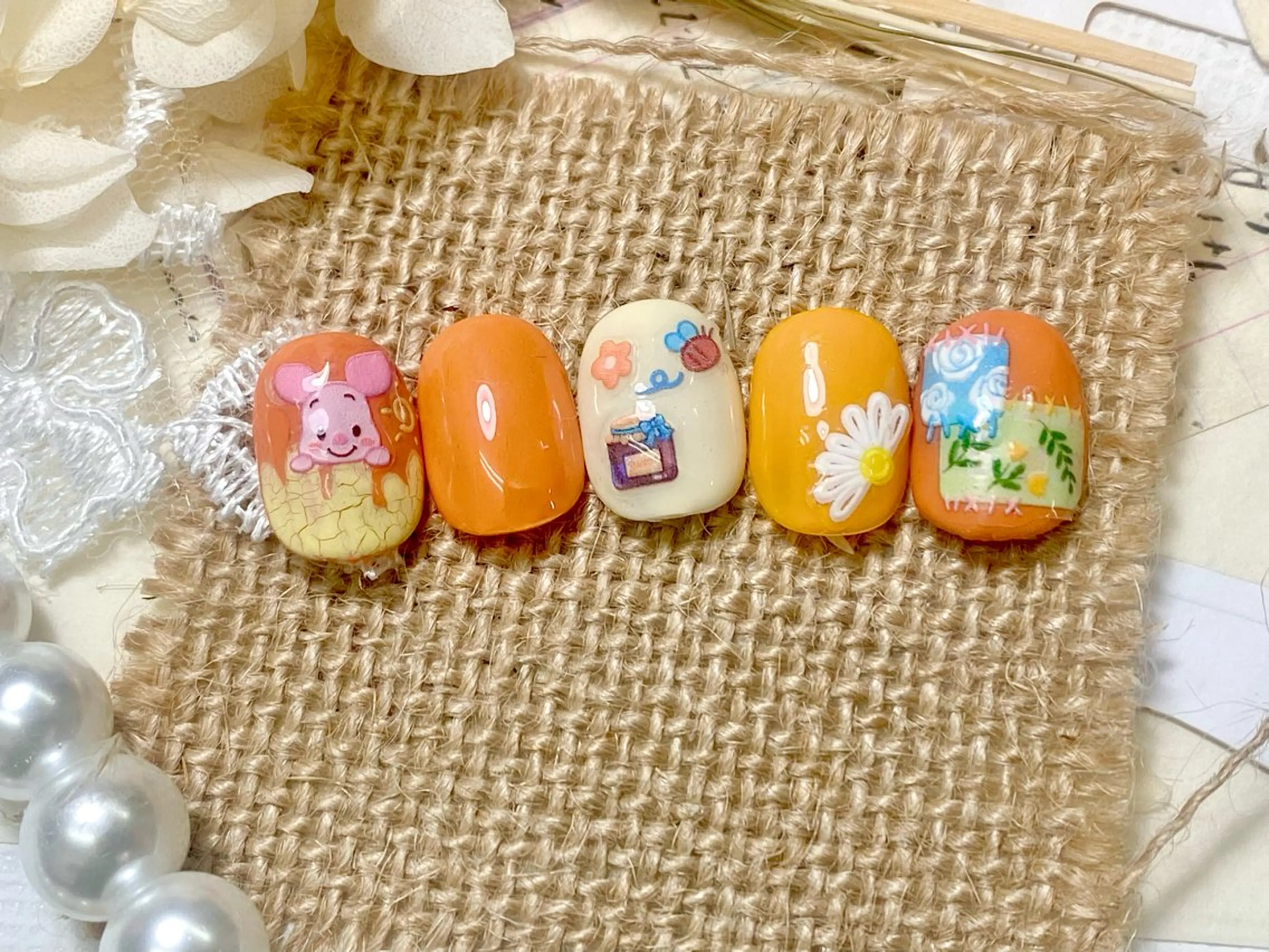 カラー ハンドネイル Anna Nail 秋(アキ)のネイルデザイン