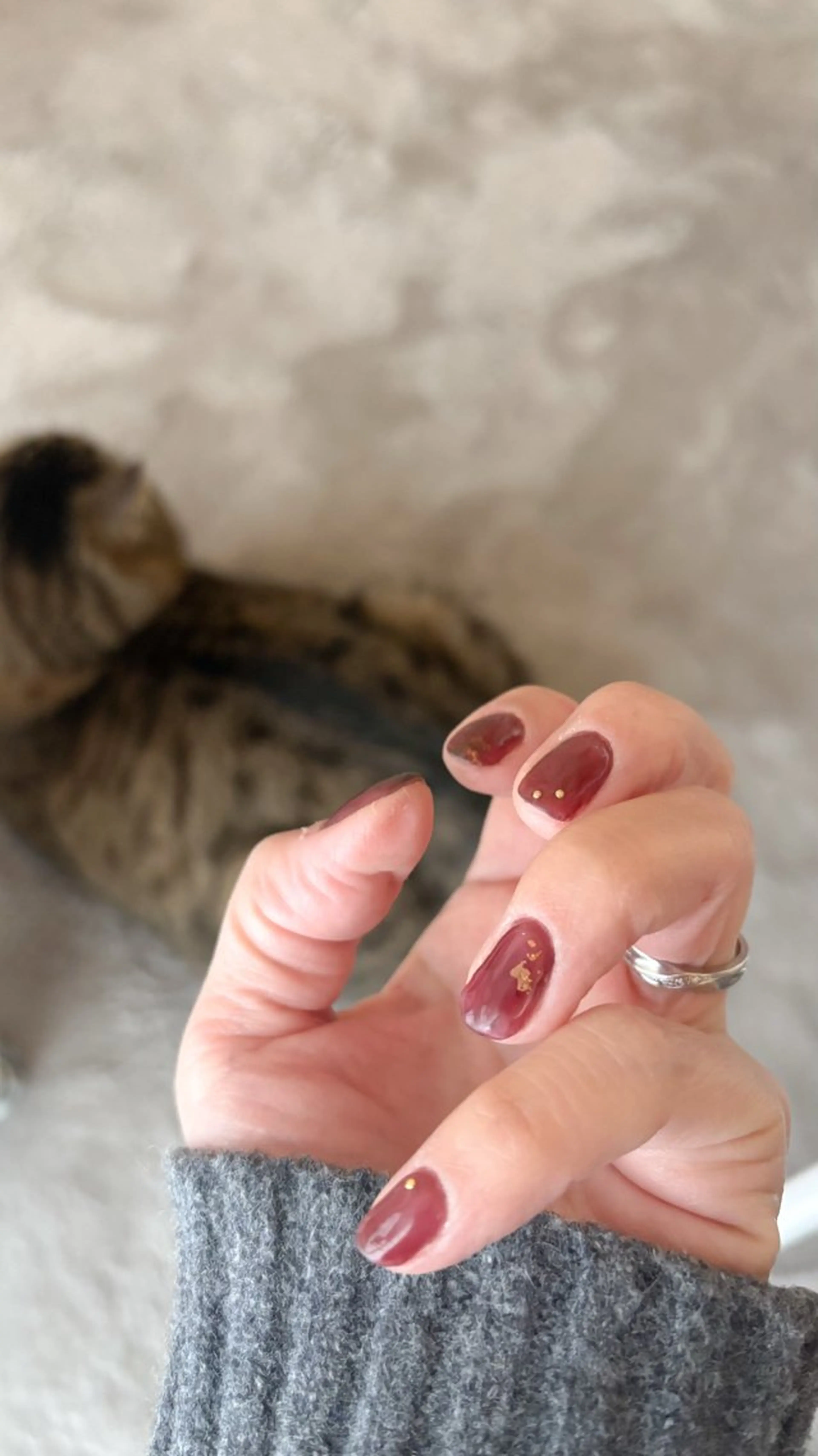 ネイル ジェルネイル ワンカラーネイル シンプルネイル soleil_ teteのネイルデザイン