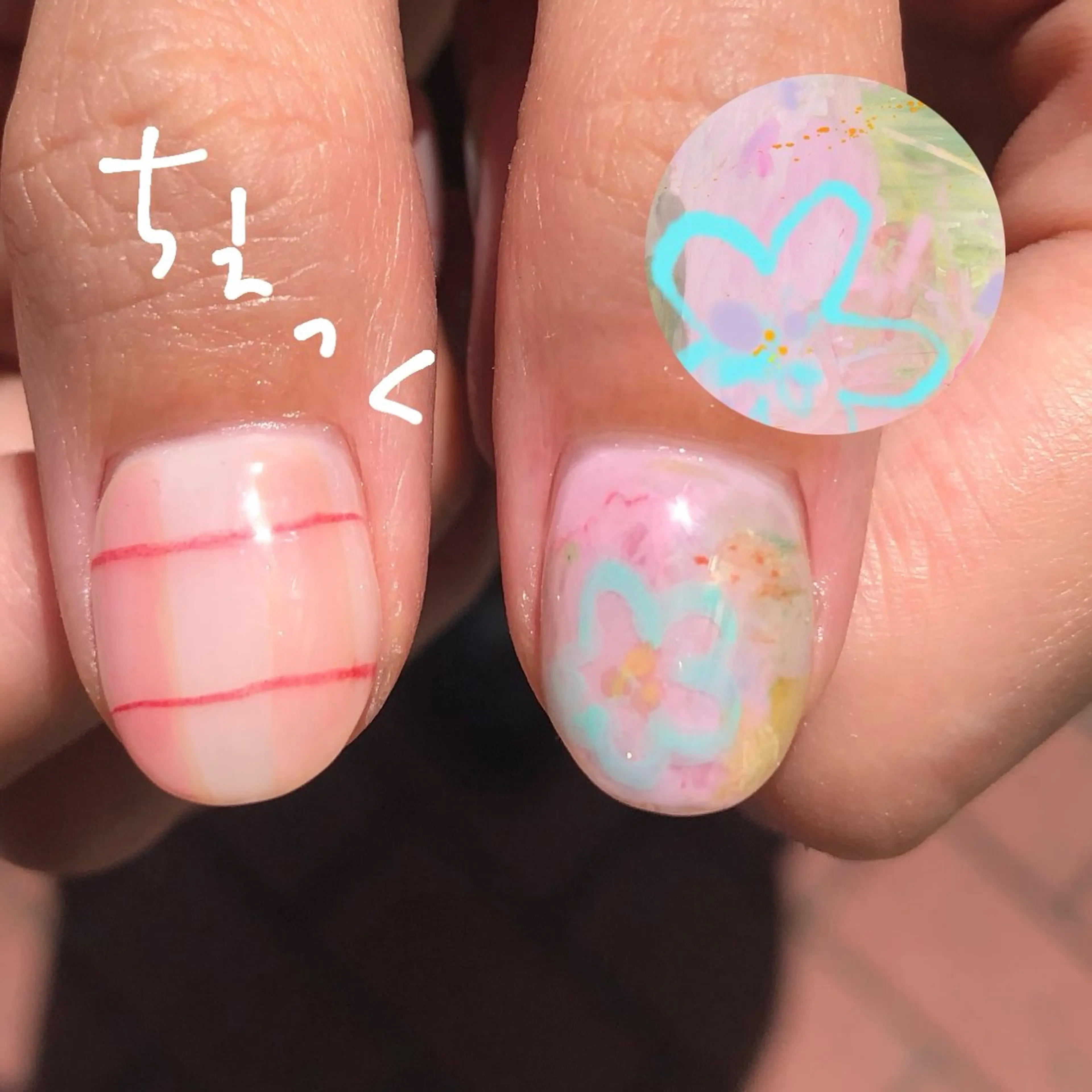 ネイル nail atelier 泡沫 utakata所属・ナカジマミナミ nail &耳つぼのネイルデザイン