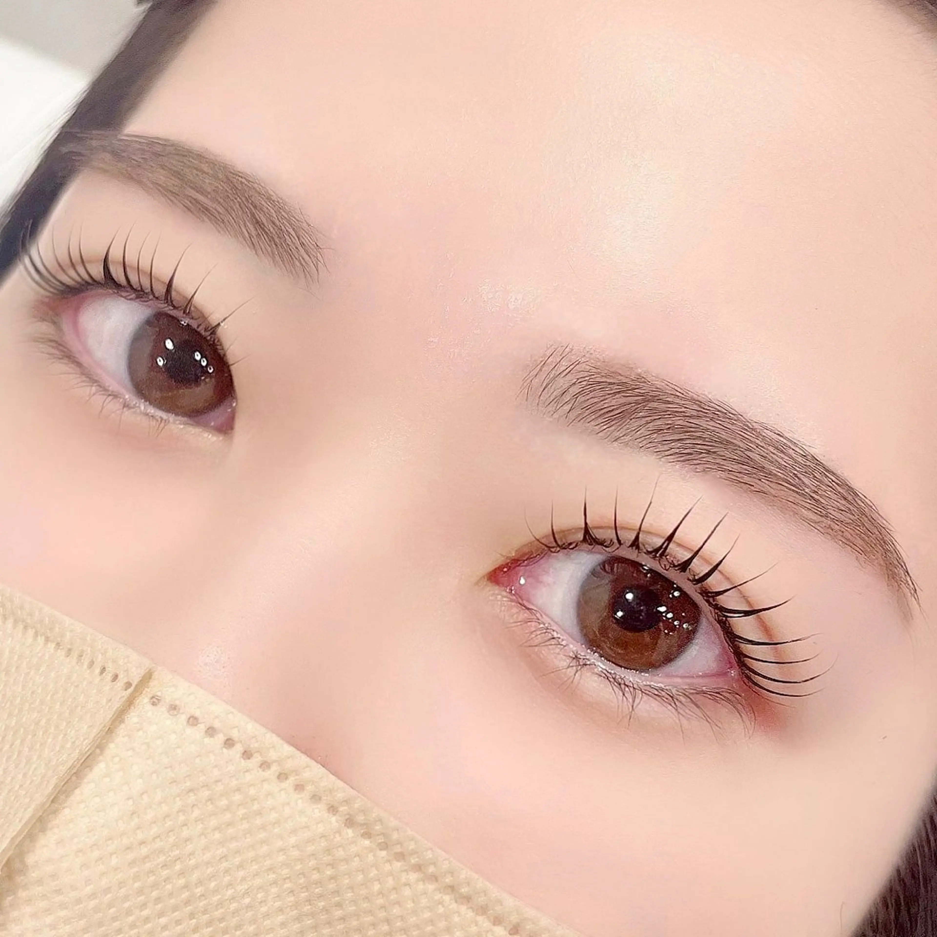 マツエク・マツパ 一重×まつ毛パーマ 東野ゆい🌼 eyelashのマツエク・マツパデザイン