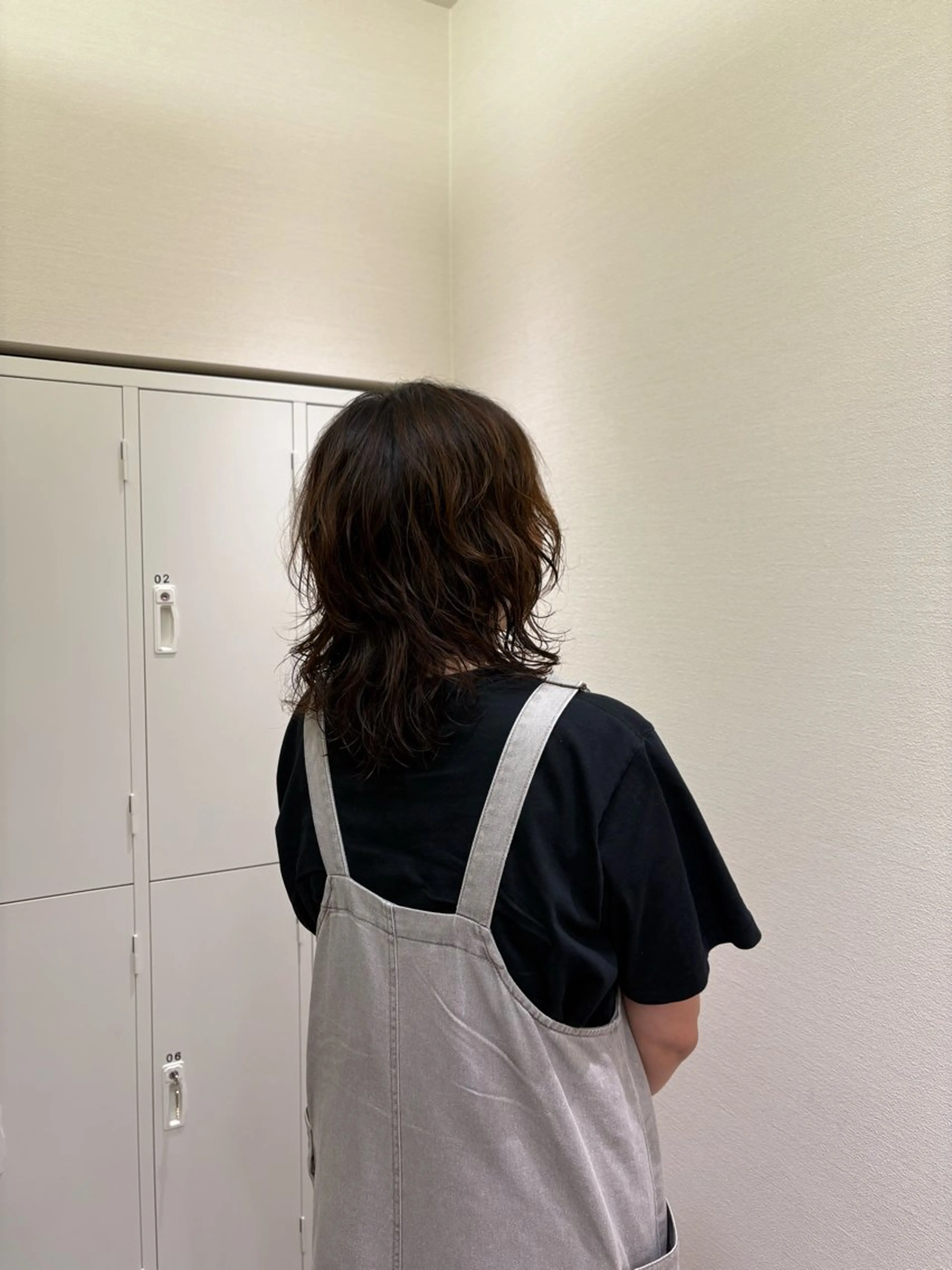 ミディアム パーマ カット パーマ トリートメント 和泉市/ mahae/原田のヘアスタイル