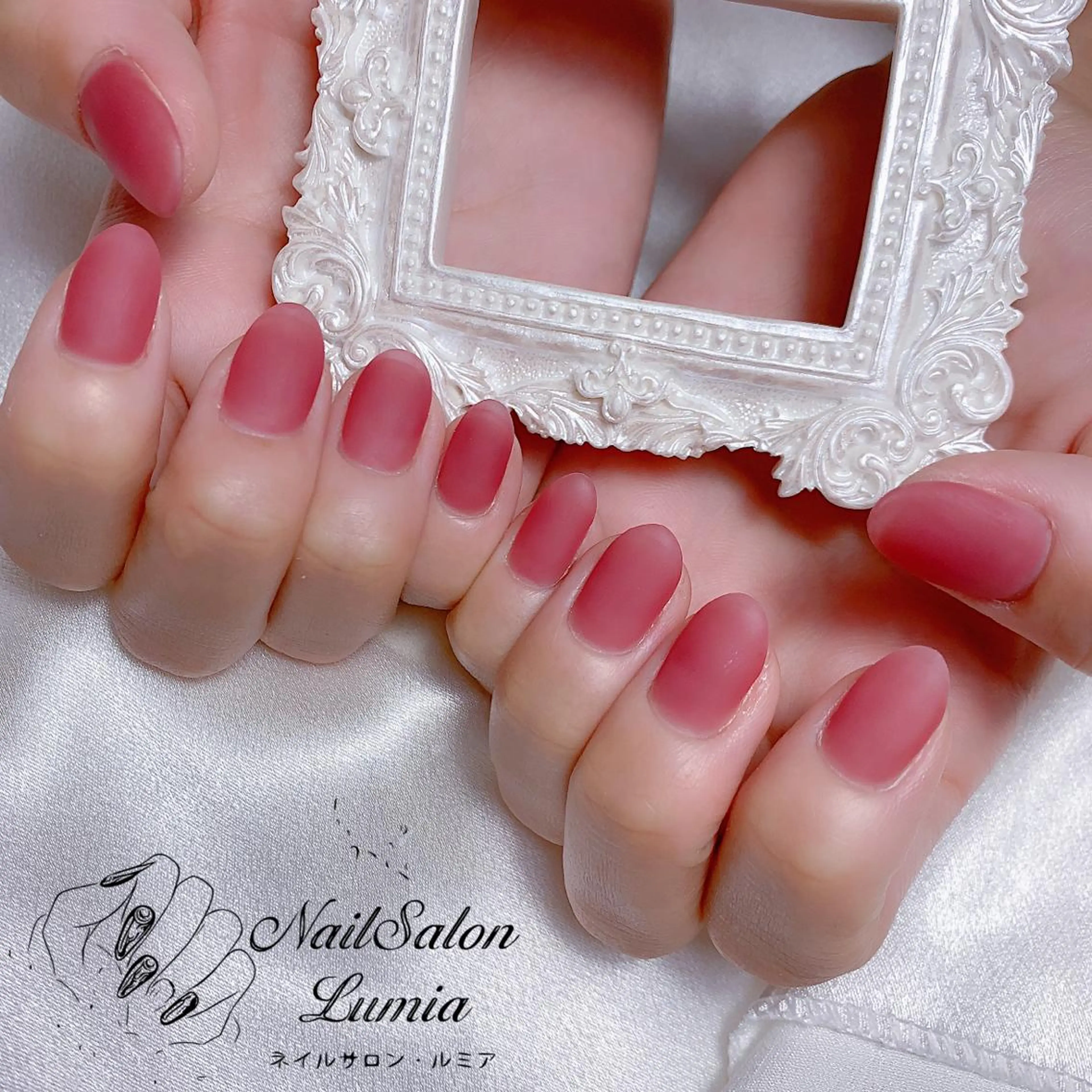 ネイル マットネイル ハンドネイル ネイルサロン ルミア Lumia 店長のネイルデザイン