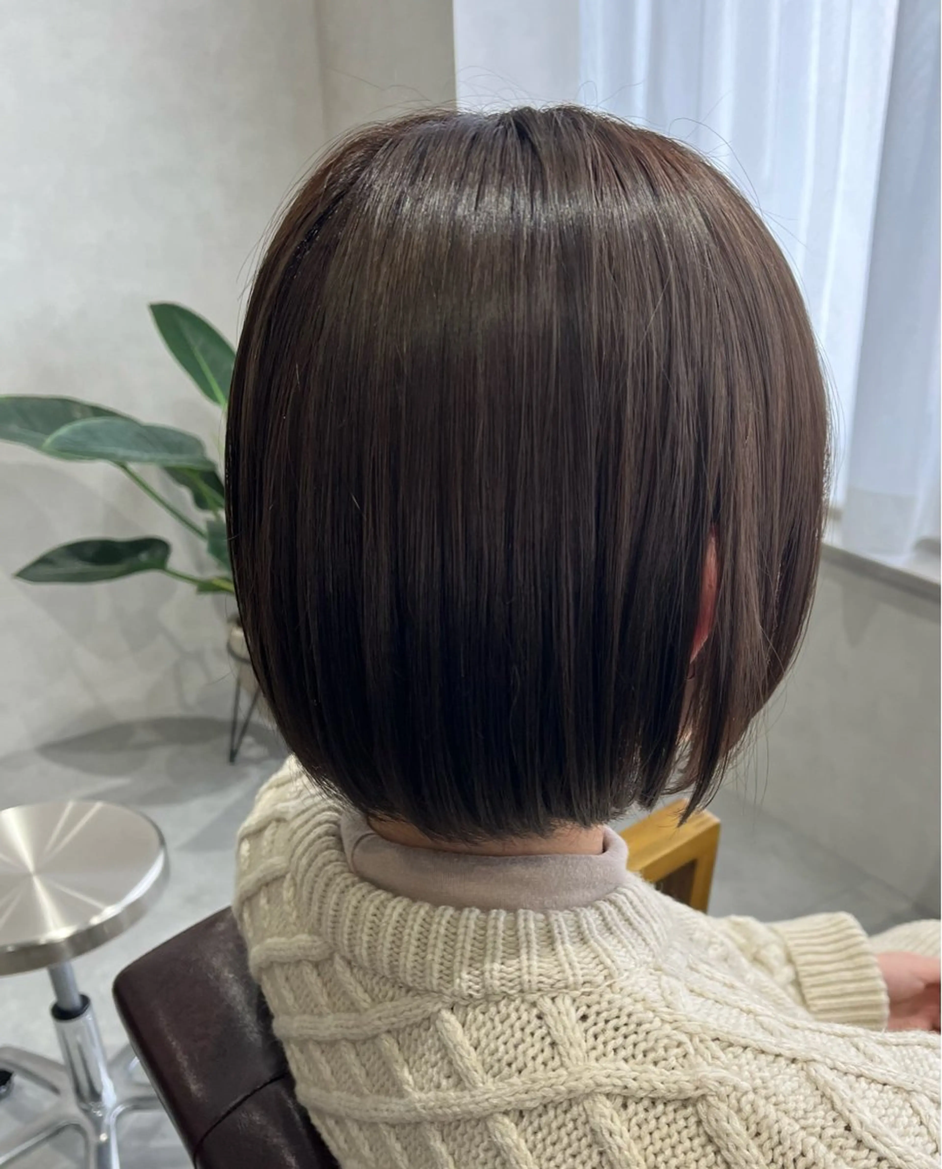 カラー ブリーチ 透明感カラー グレージュ 佐藤 香苗のヘアスタイル