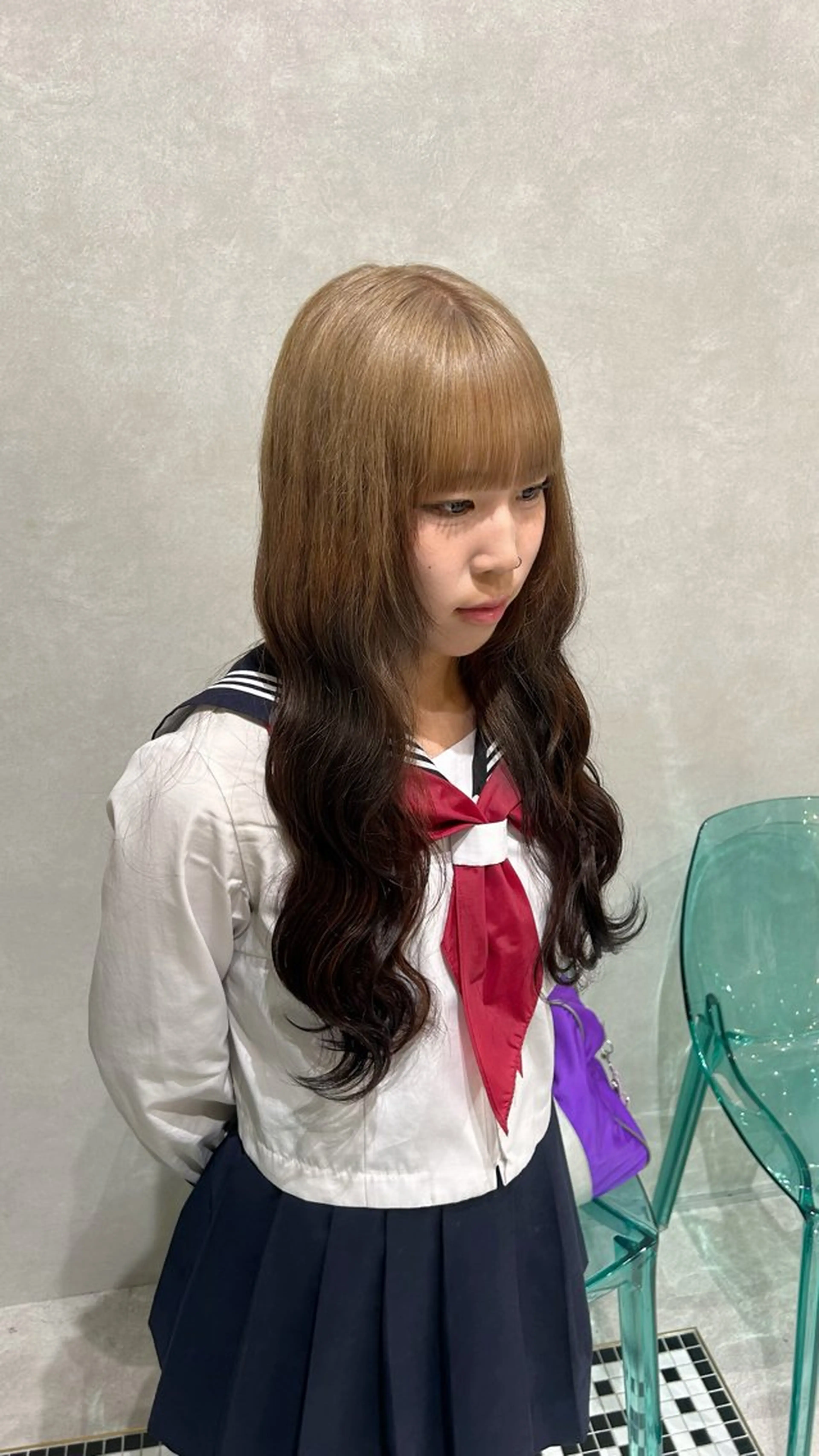 【どんなデザインでも予算内で叶えます🌟】ケアブリーチで作る自分だけのデザインカラー🪄💞の写真