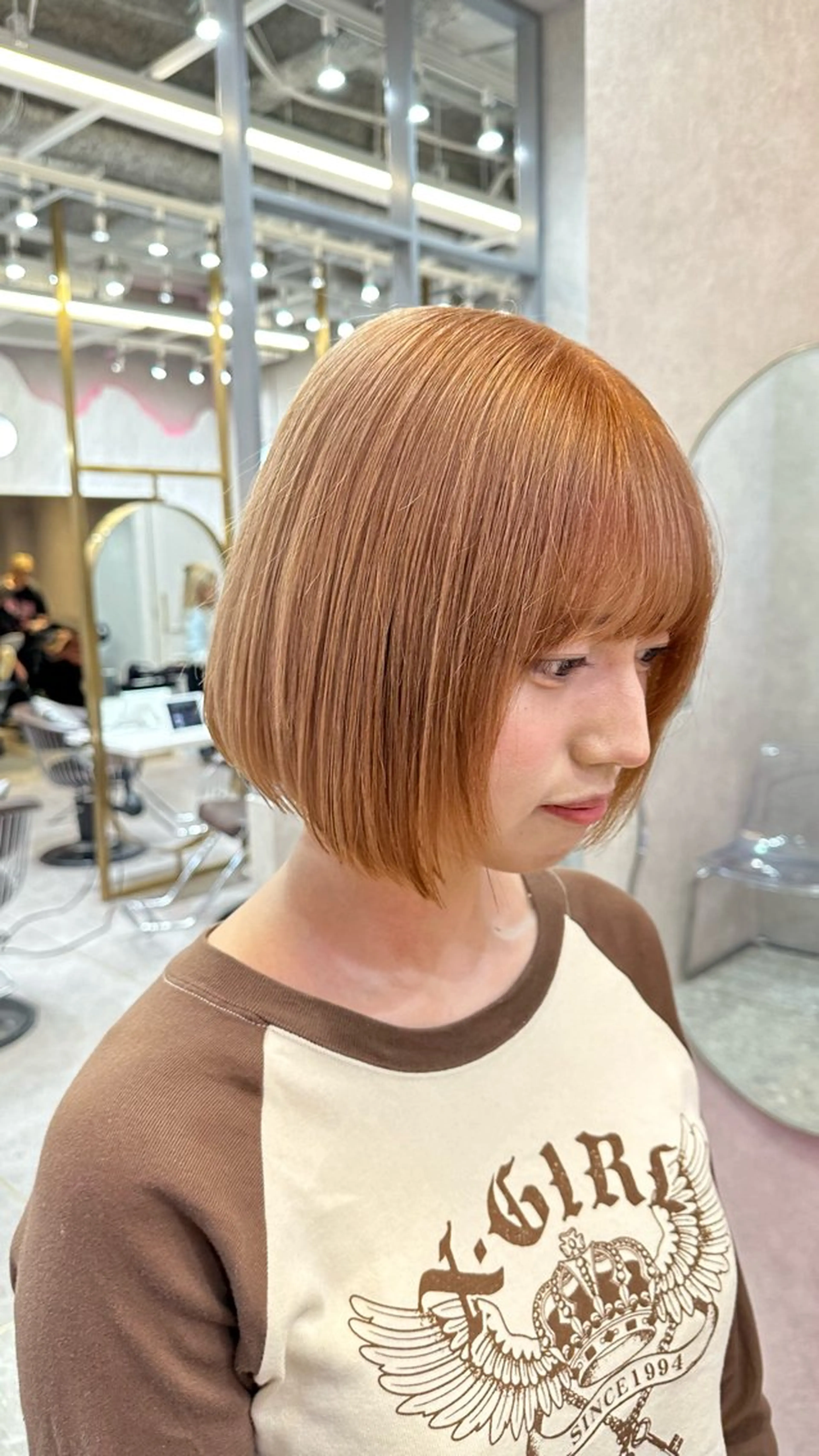 ショート カラー カット ヘアカラー トリートメント ヘッドスパ ヘアセット ダブルカラー 韓国レイヤーKYONのヘアスタイル