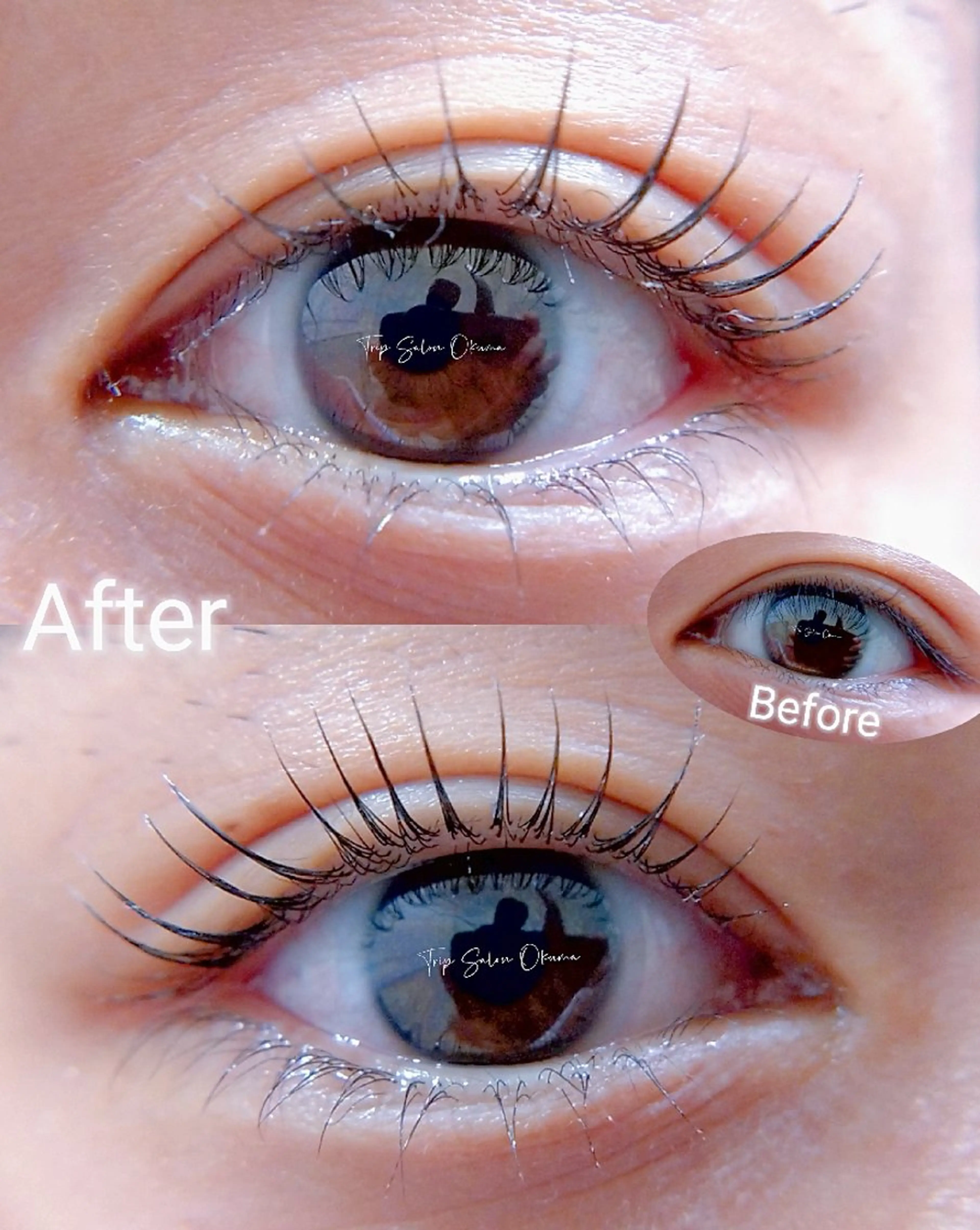 マツエク・マツパ 下まつげエクステ 一重×まつ毛パーマ Trip Salon Okuma所属・❤LEDまつぱ❤那覇 🅿️有、泉崎のマツエク・マツパデザイン