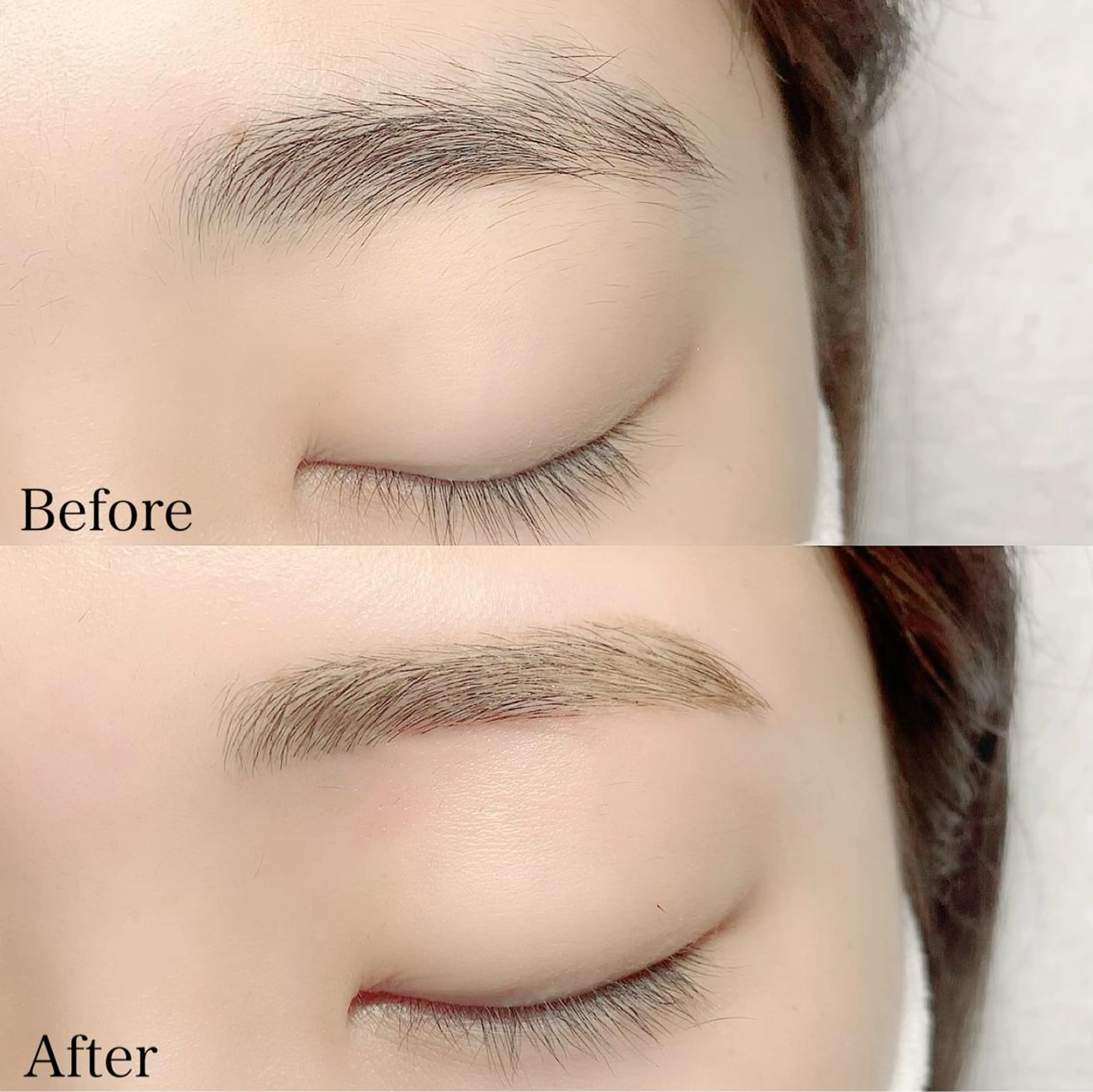 マツエク・マツパ アイブロウ ワックス脱毛 眉カット その他(アイブロウ) 池袋駅韓国風🇰🇷 束感💗Tomoのマツエク・マツパデザイン