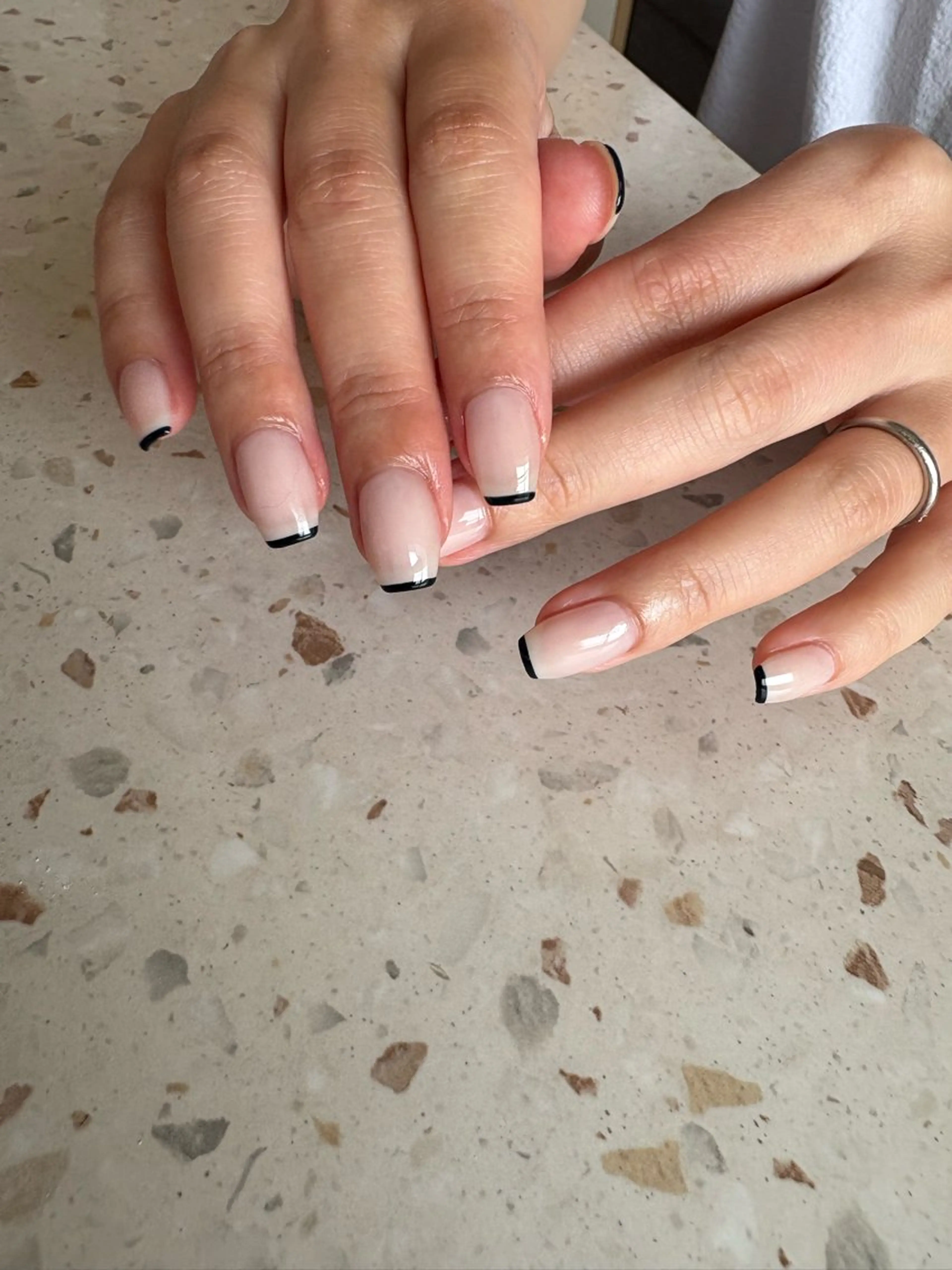 ネイル フレンチネイル nail angelique所属・Angelique mikaのネイルデザイン