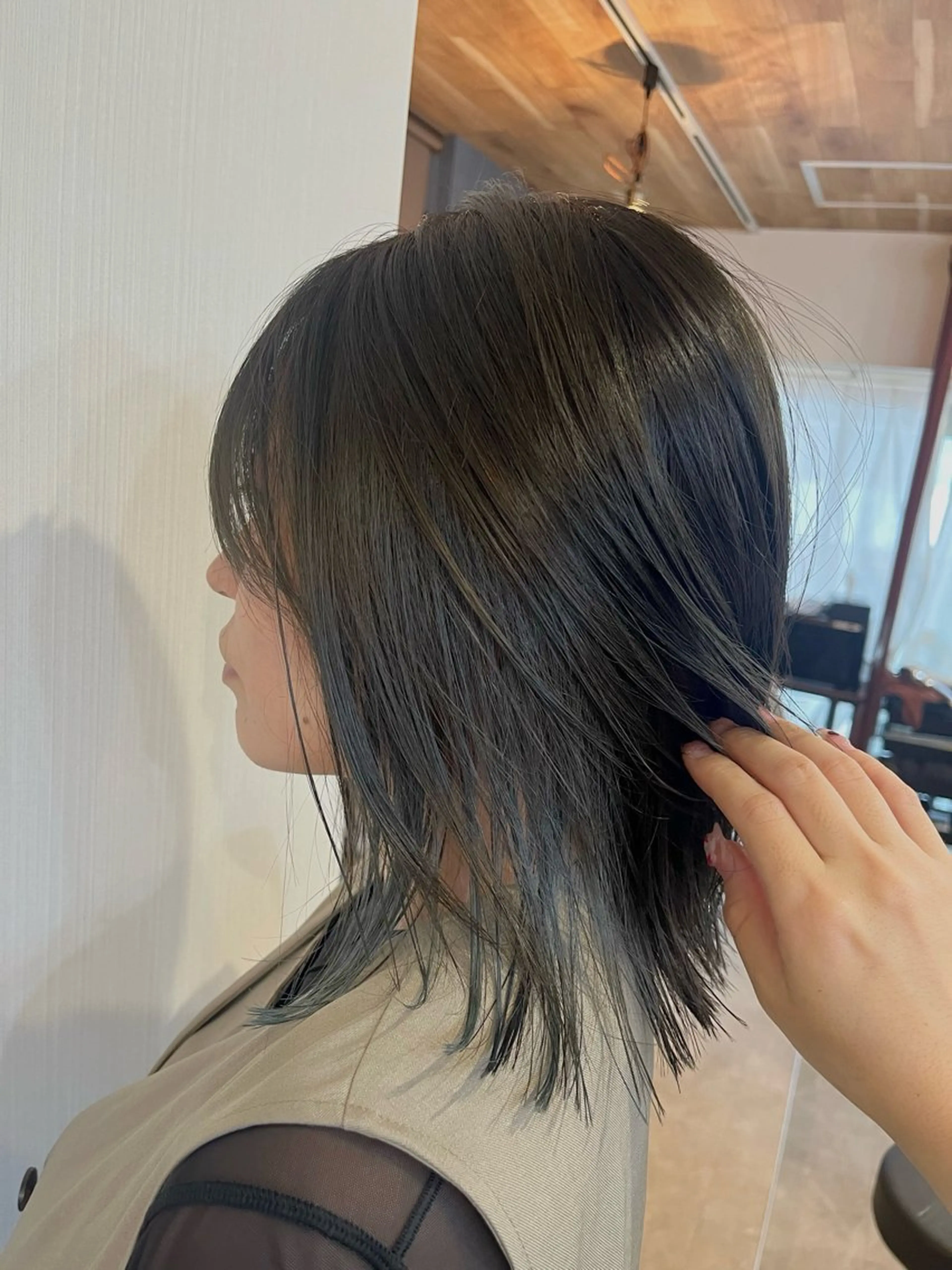 カット+インナーカラー+カラー+超音波トリートメントの写真