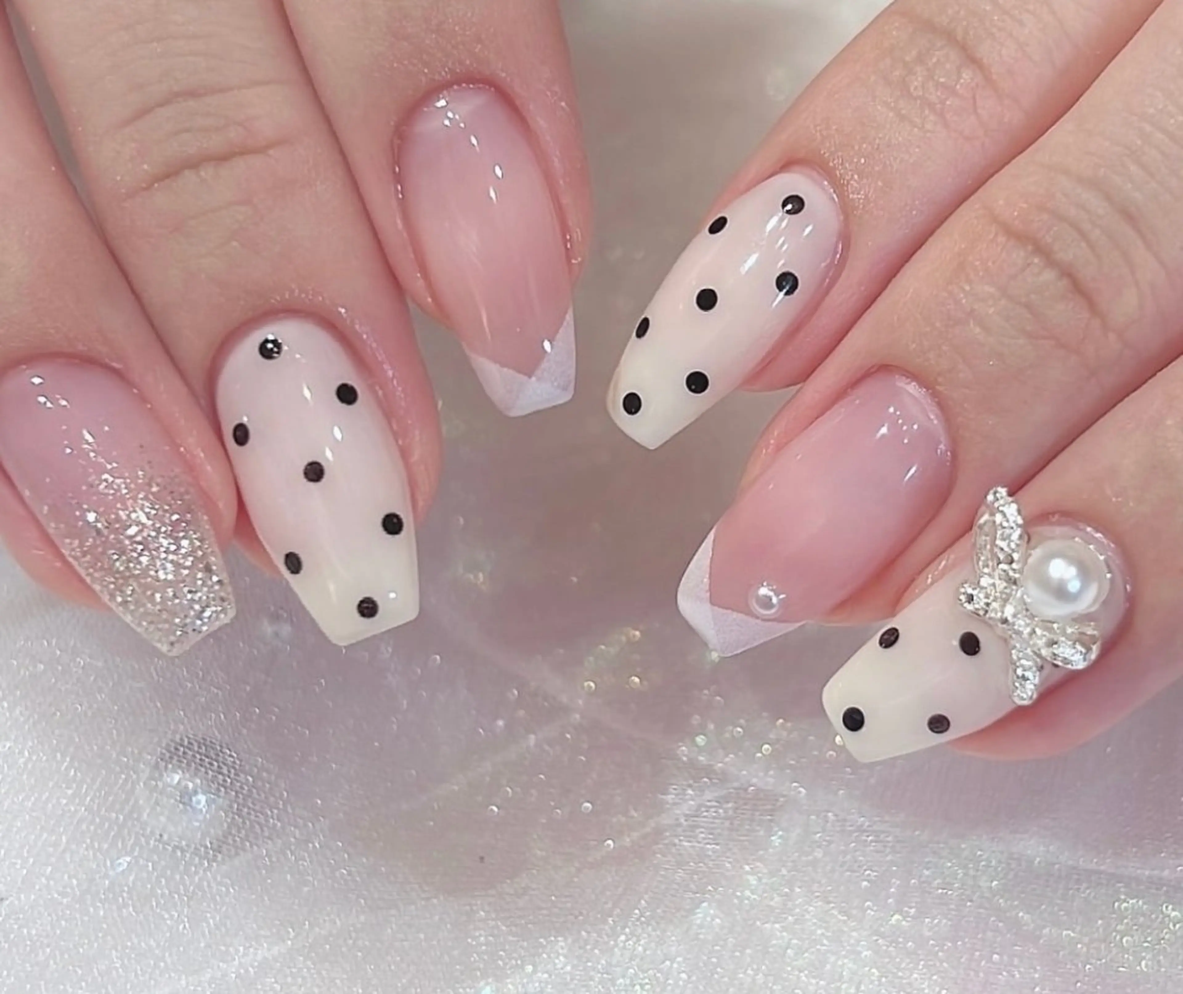 ネイル 長さ出し 持ち込み ネイルチップ ハンドネイル JISOO ANA.CHUOのネイルデザイン