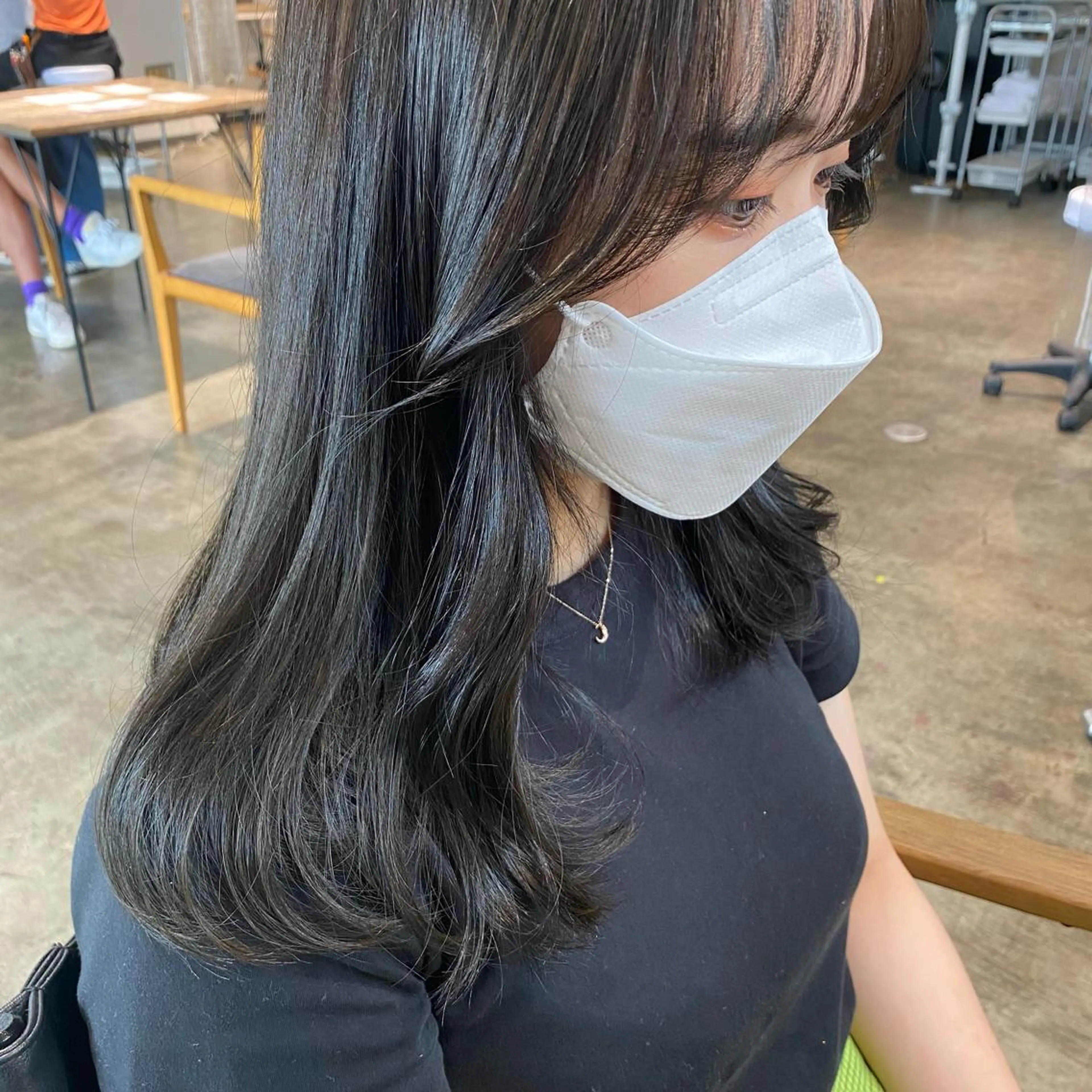 ミディアム カラー ベージュカラー オリーブベージュ ヘアカラー トリートメント 🌼透明感艶カラー オリーブ🌼河村咲のヘアスタイル