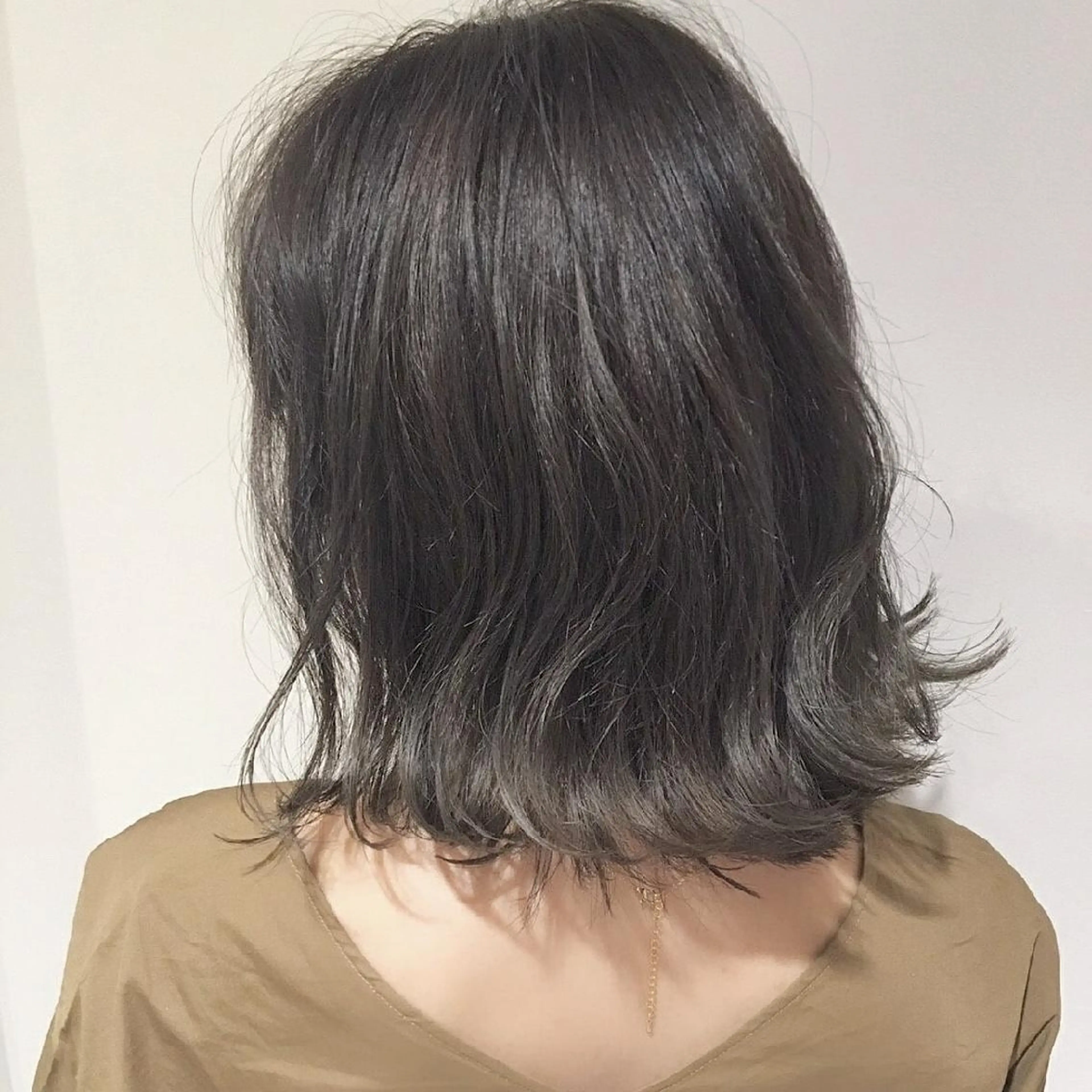 ミディアム 外国人風カラー レイヤーカット 竹内啓太 ボブのヘアスタイル