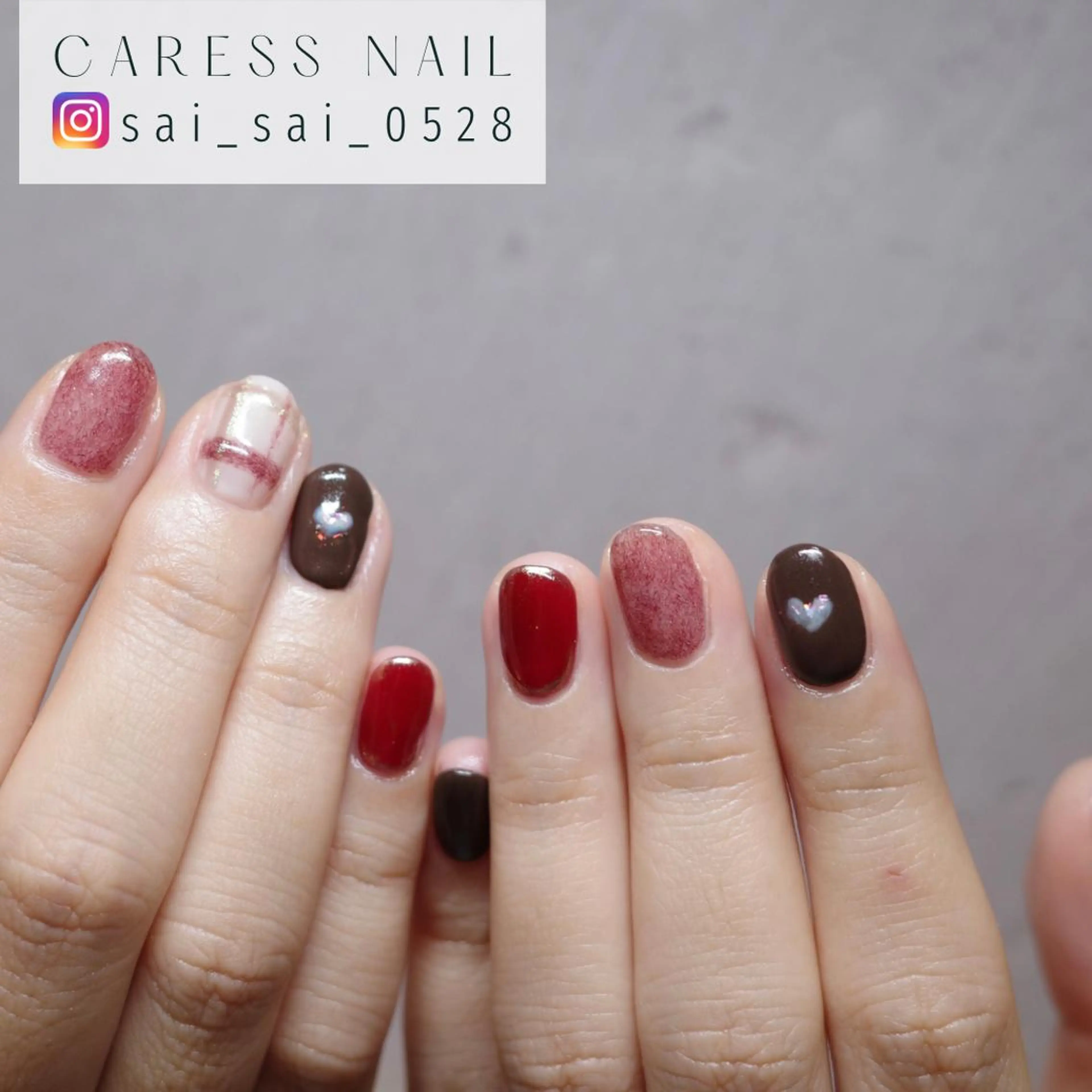 ネイル caress nail カレスネイル 代々木上原所属・カレスネイル さいのネイルデザイン