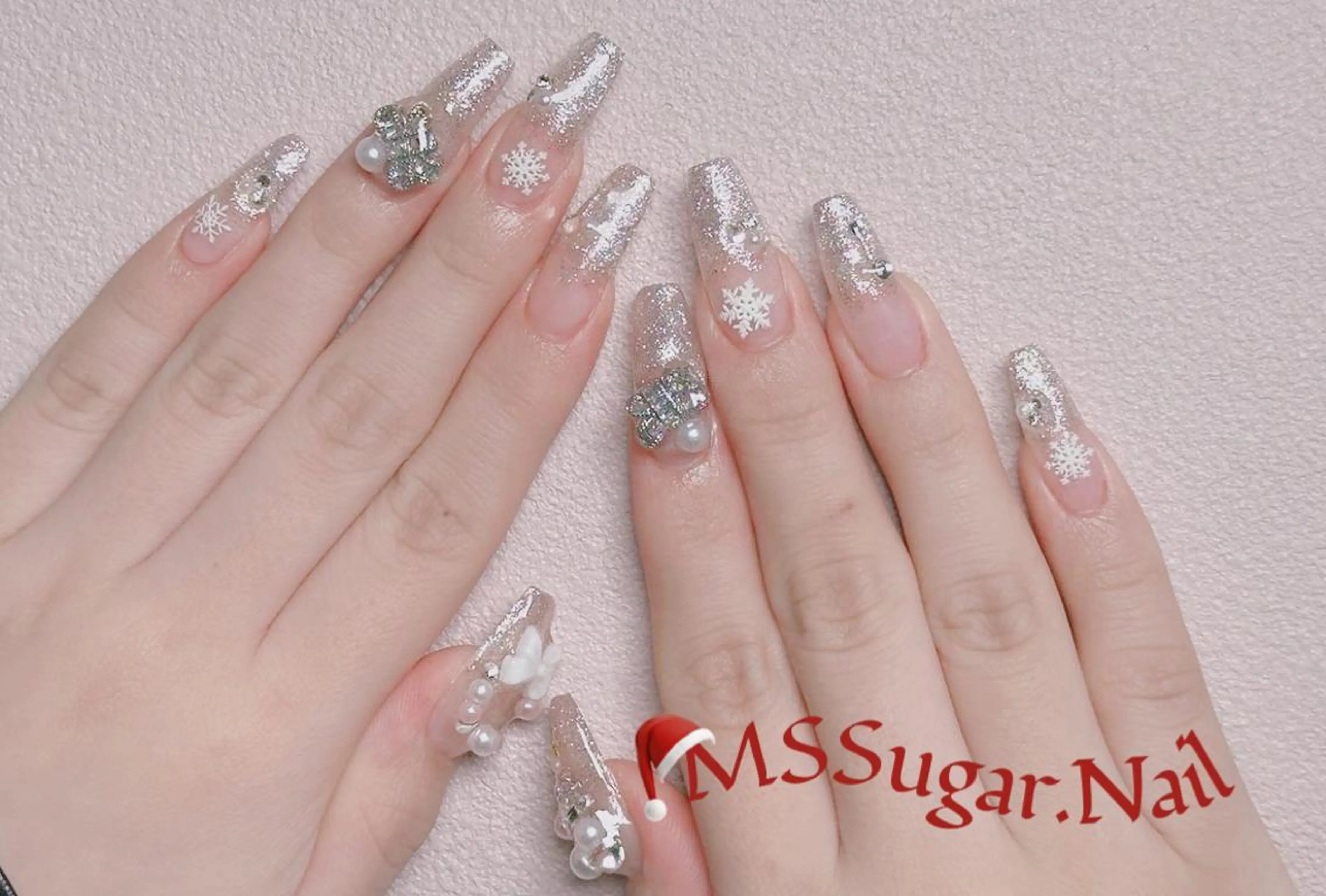 ネイル ハロウィン ロングネイル マグネットネイル スカルプネイル ネイルチップ MSSugar Nailのネイルデザイン