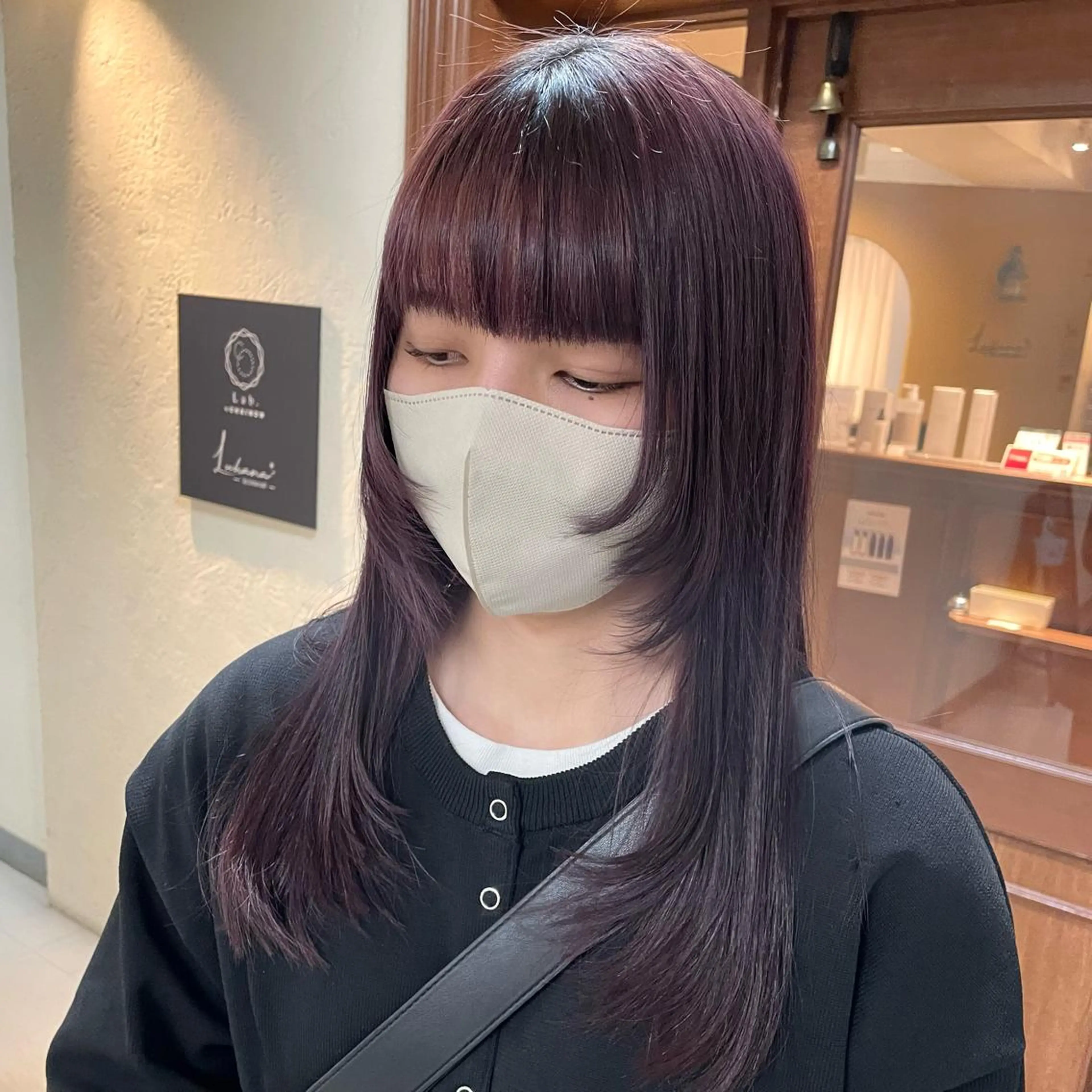 ロング カラー ヘアアレンジ カット ヘアカラー トリートメント maoブリーチ無し 似合わせカラーのヘアスタイル