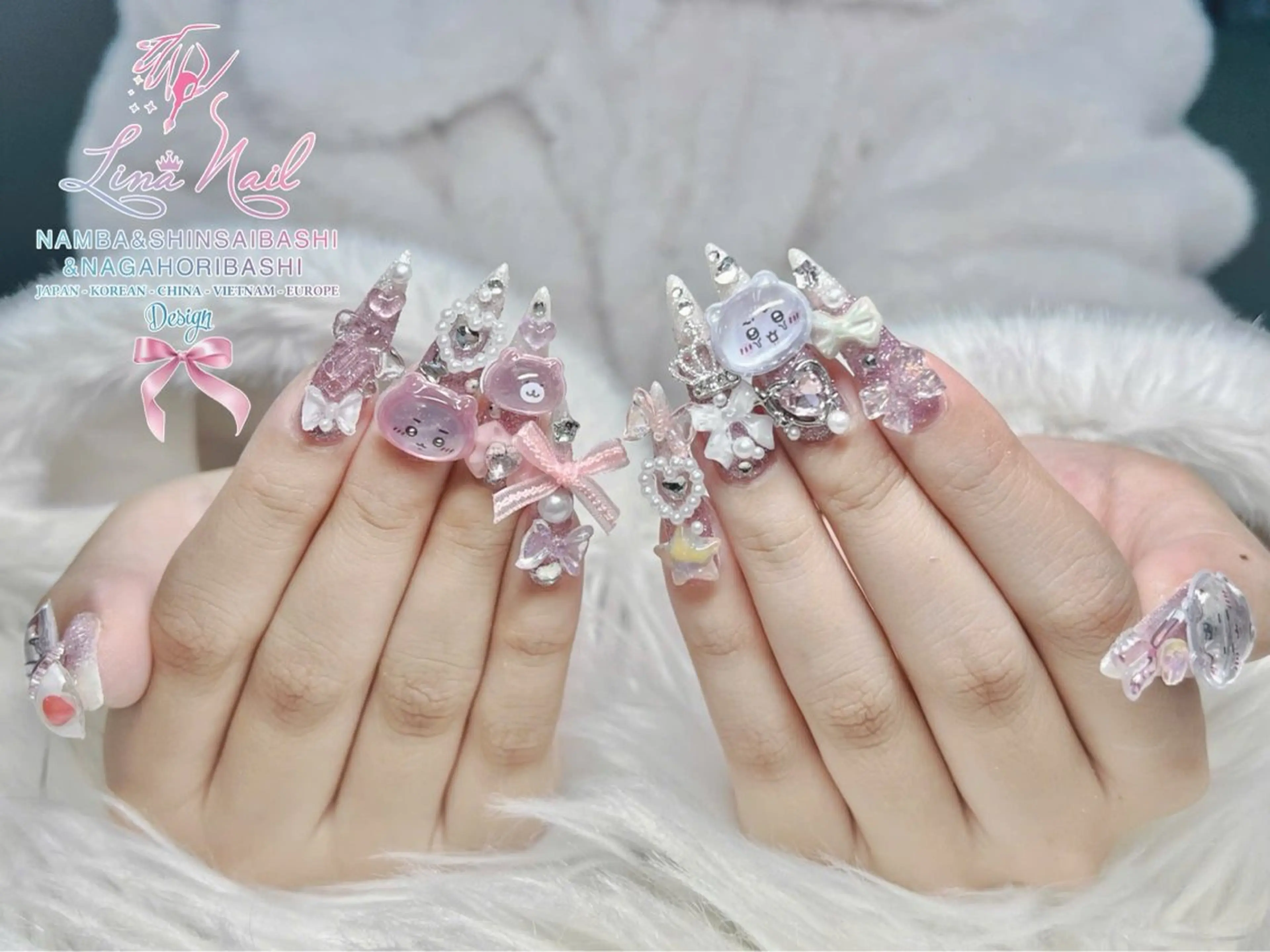 ネイル フットネイル ジェルネイル 持ち込み ネイルチップ ハンドネイル リナネイル 長堀橋店／東心斎橋店のネイルデザイン