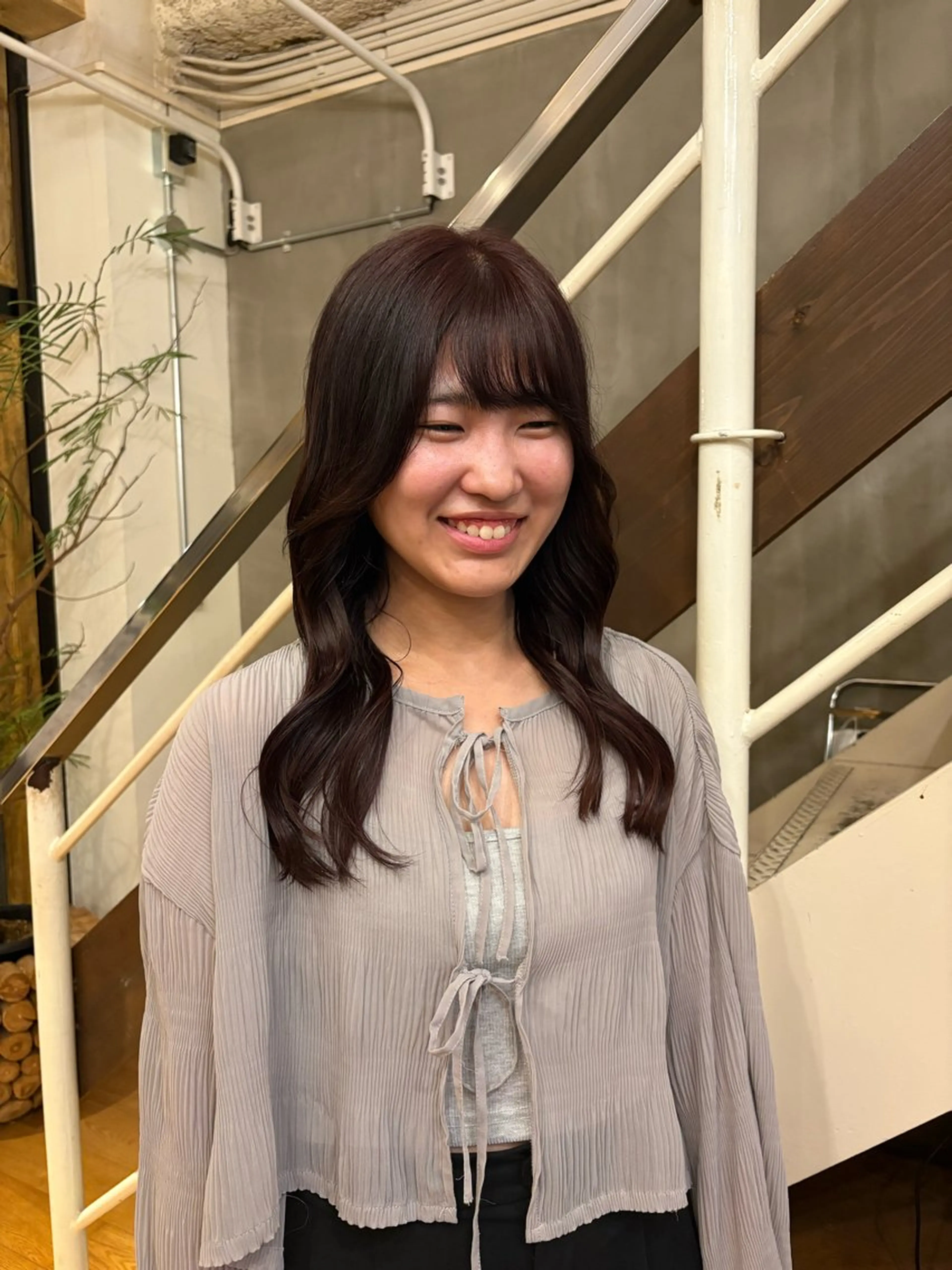 セミロング カラー ヘアカラー 武田玲音/カラー モデル/堀江のヘアスタイル