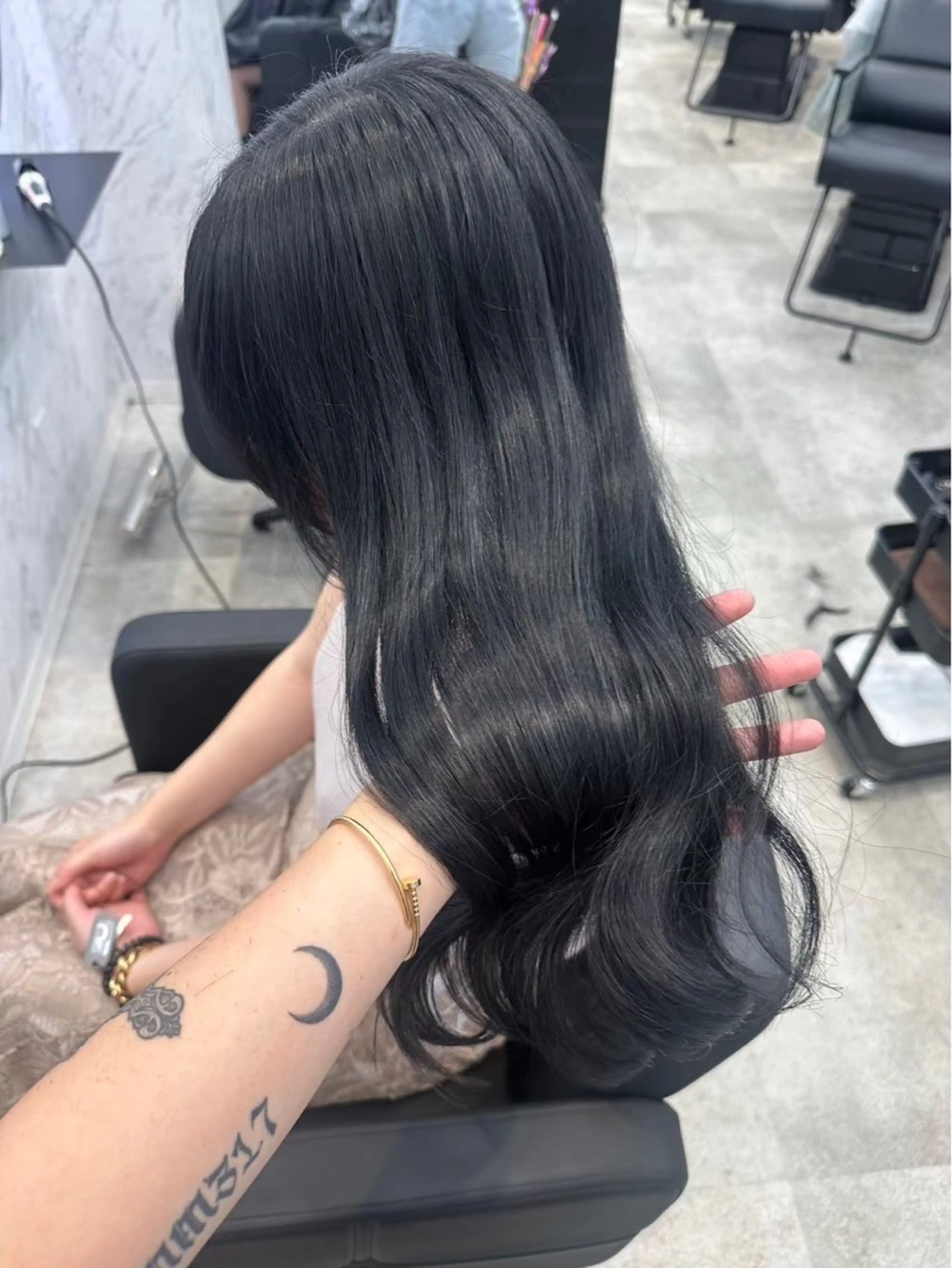 ロング カラー ヘアカラー hair salon dot. mooda 韓国風サロン 町田店所属・韓国風ヘア🎀🩶 /♡𝓝𝓸𝓪♡のヘアスタイル