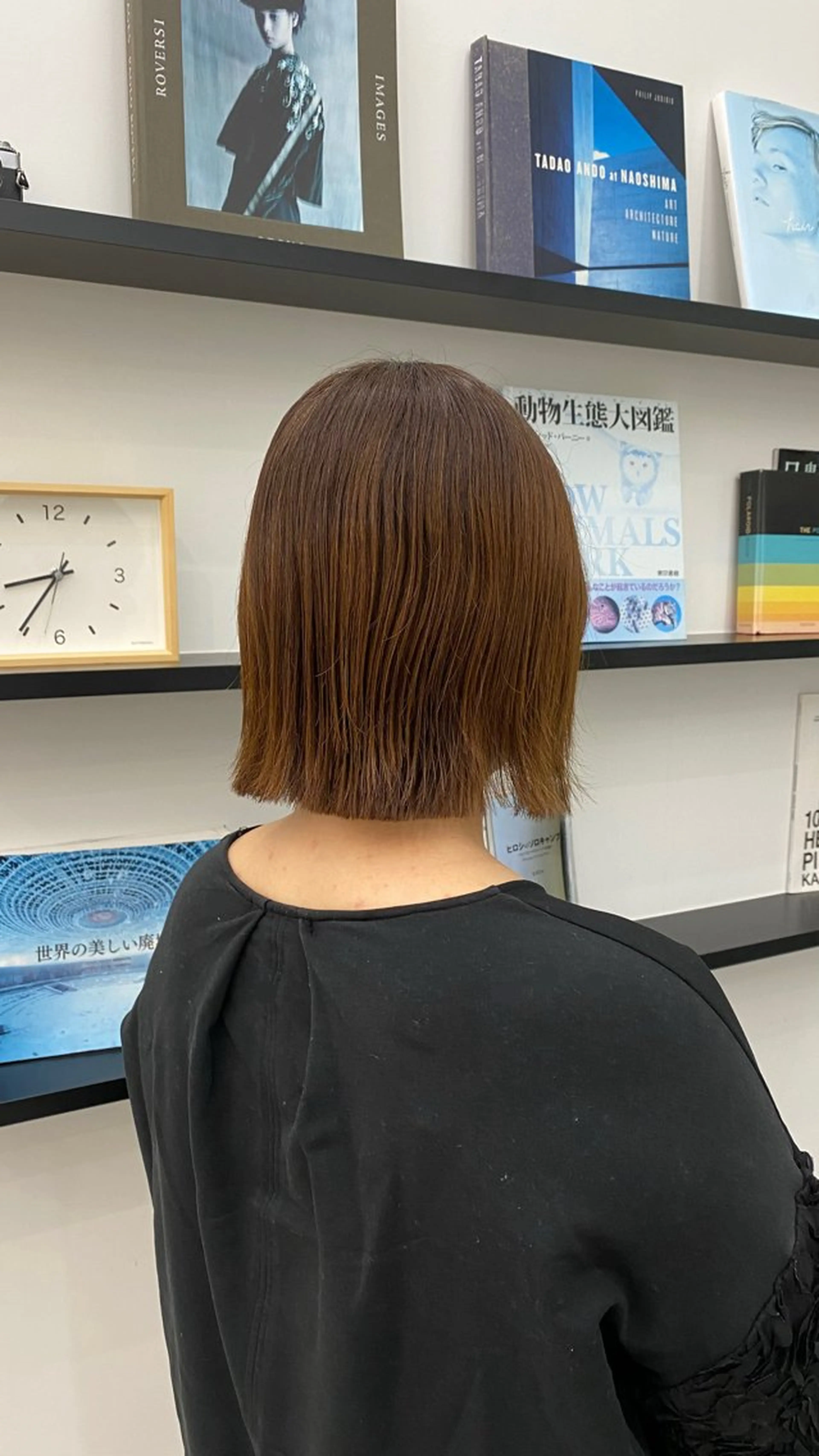 ミディアム 黒木 心温のヘアスタイル