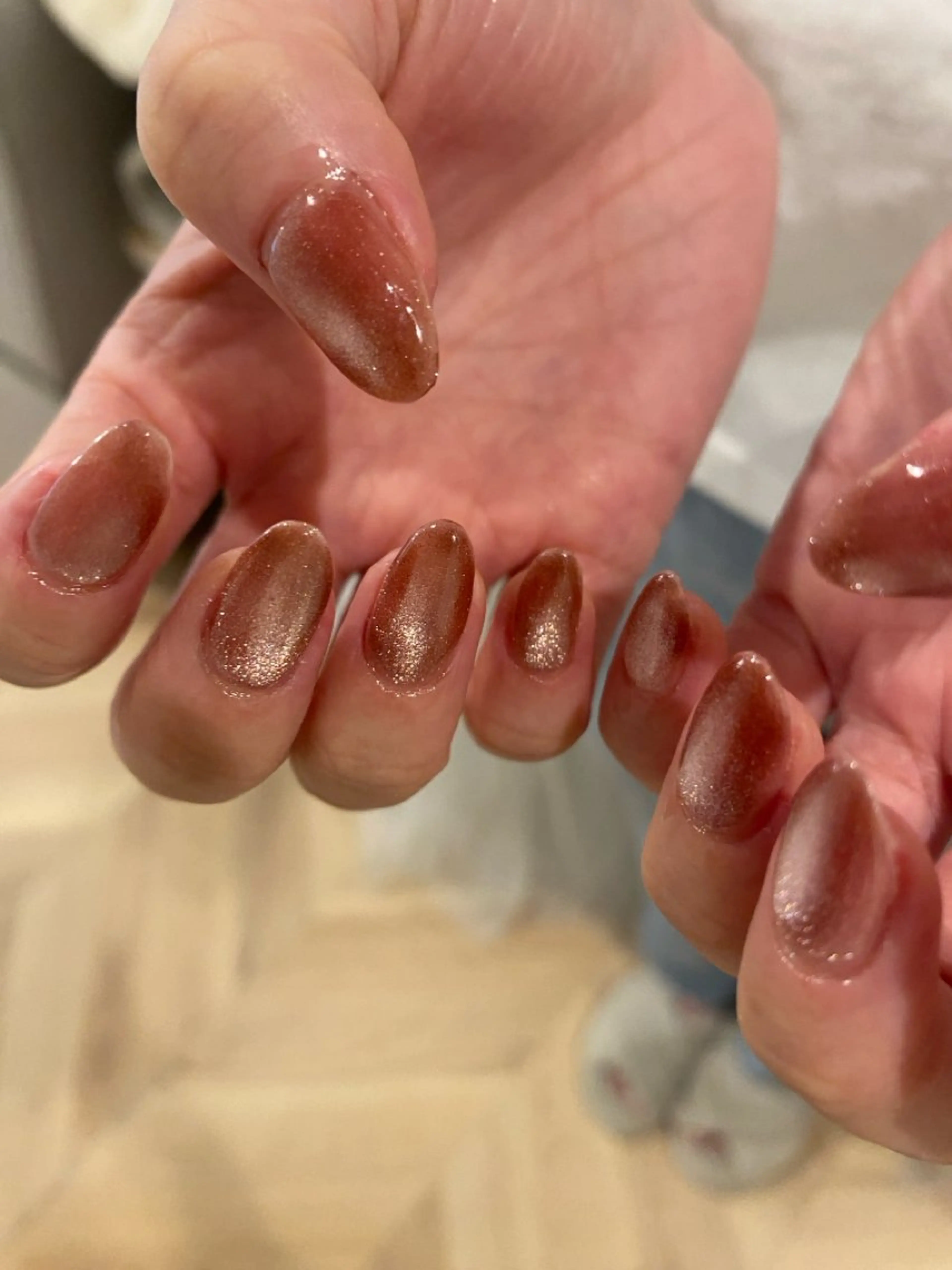 ネイル フラッシュネイル フラッシュマグ ハンドネイル nalunail harukaのネイルデザイン