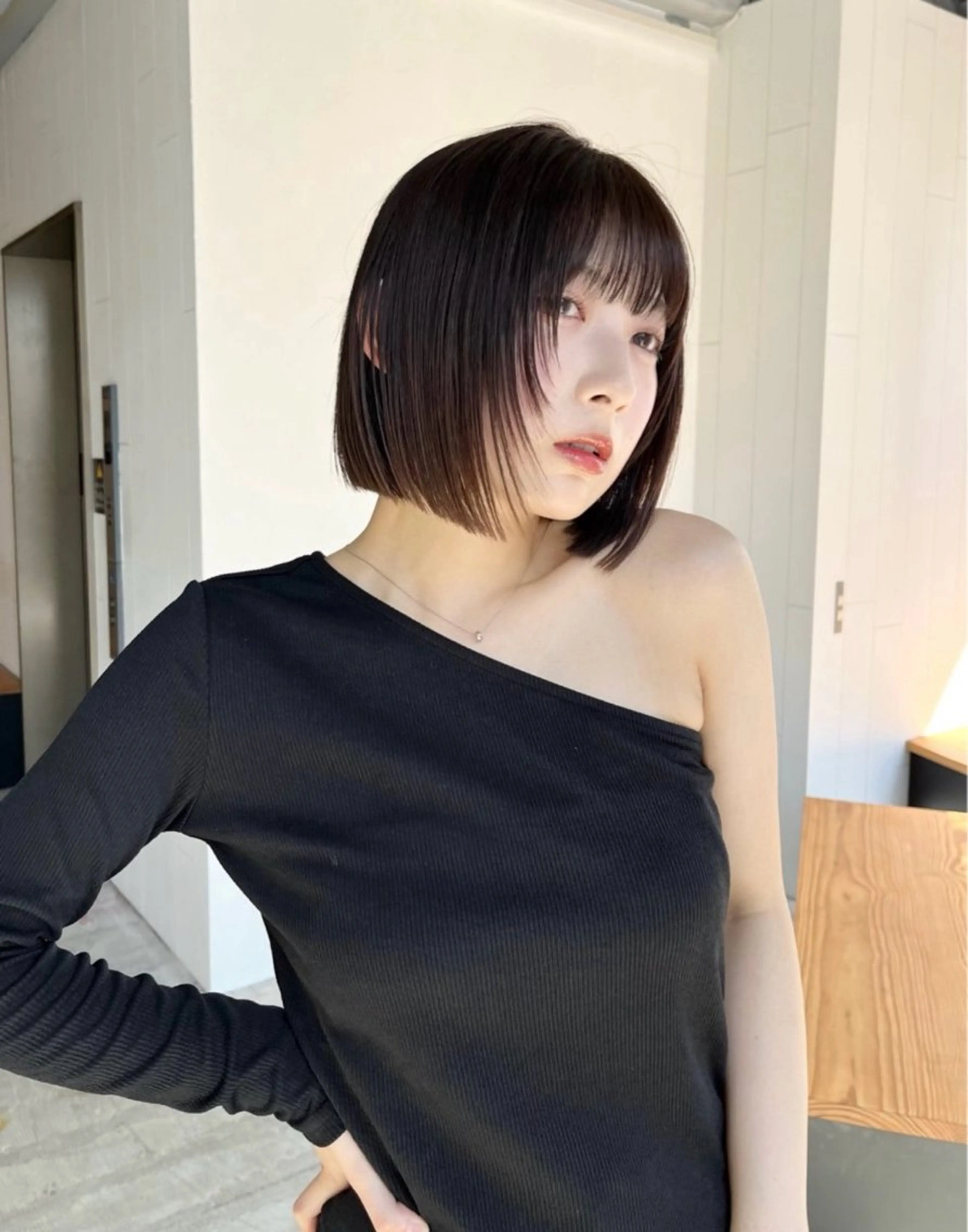 ショート ボブレイヤー ボブ くせ毛 髪質改善 韓国風ヘア カット 縮毛矯正 トリートメント 🌹艶ボブの達人🌹 SYOHEIのヘアスタイル