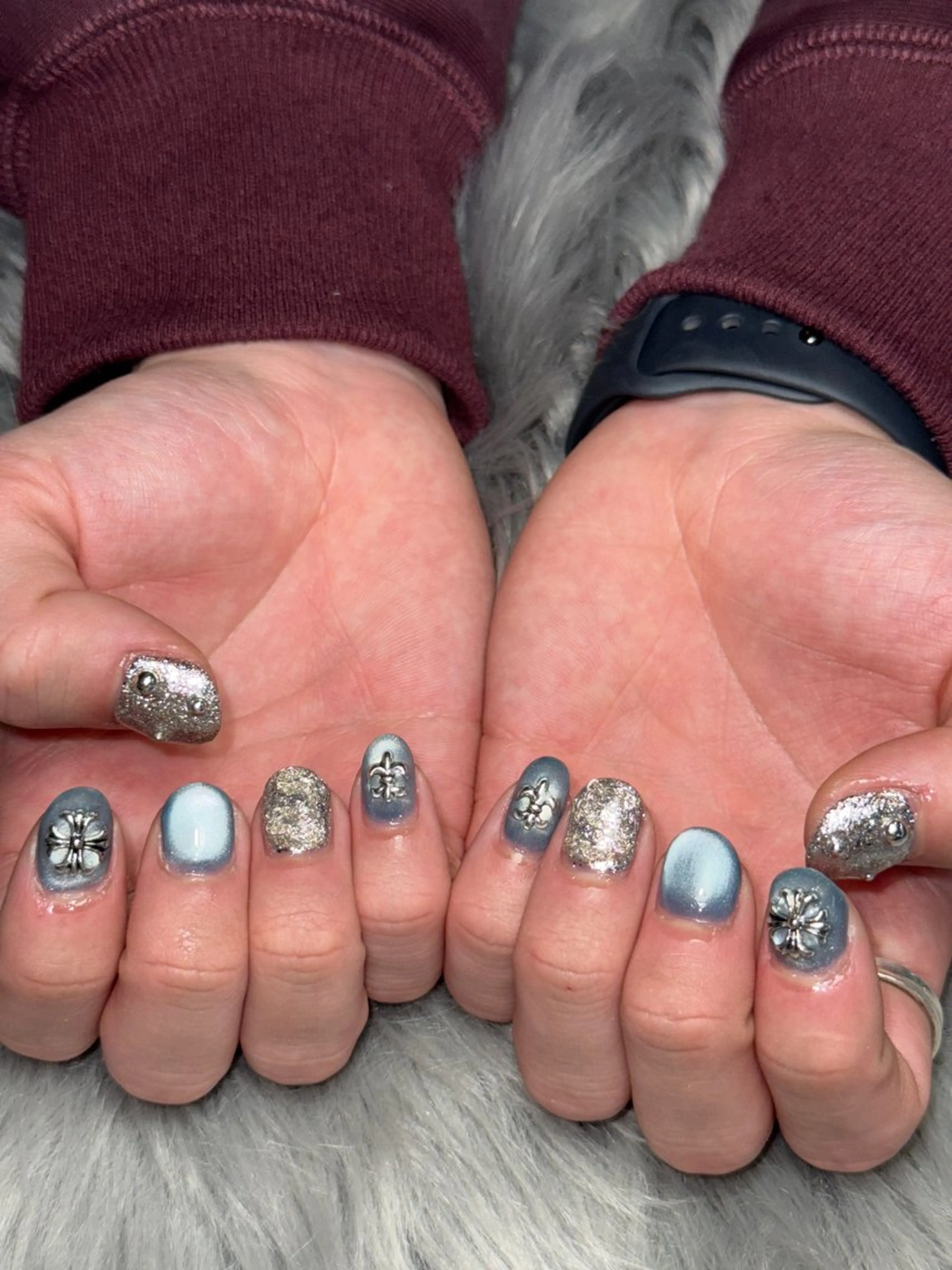 メンズ ネイル Momoka 🍑🎀のネイルデザイン