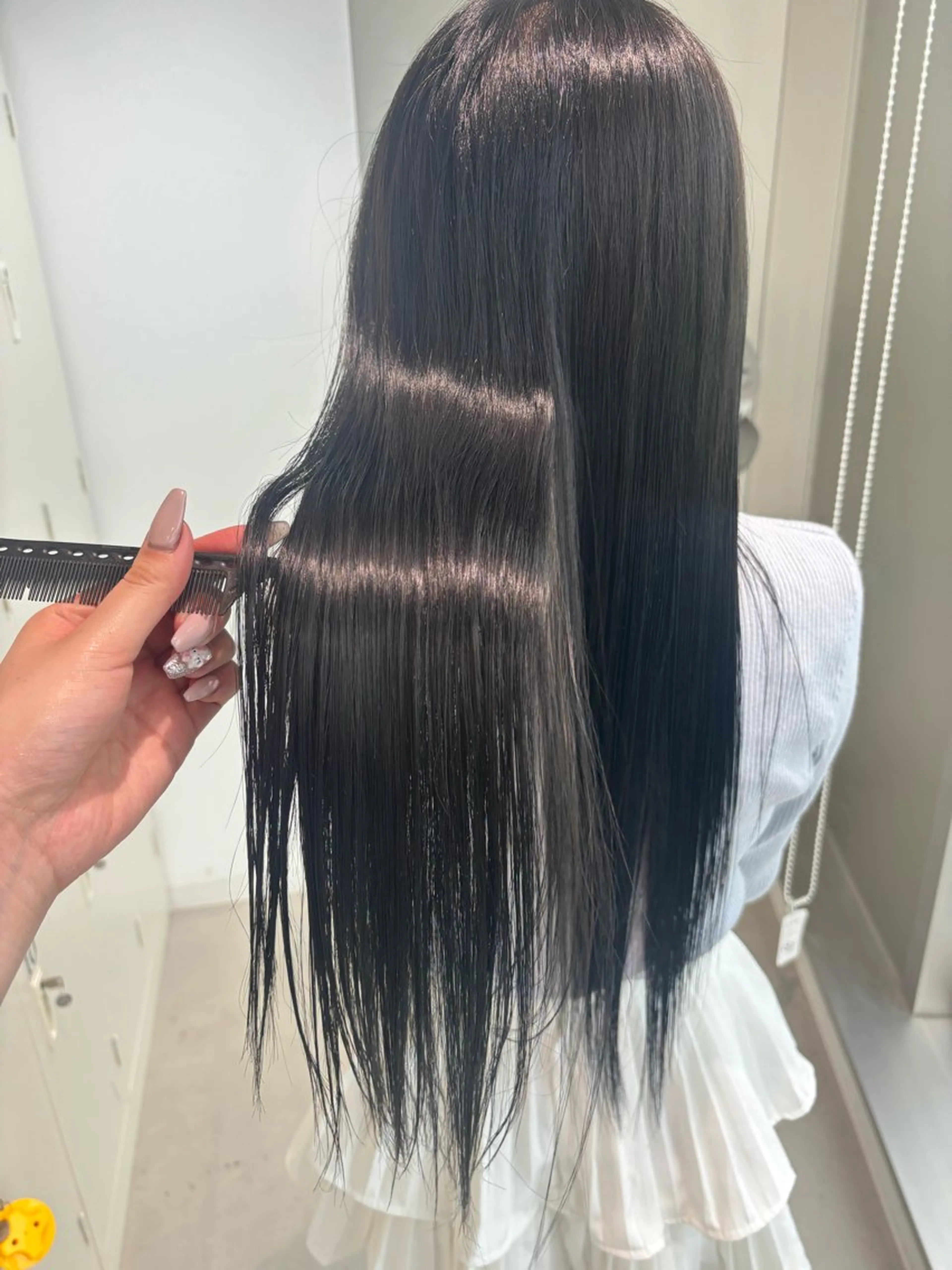 ロング カラー EIGHT ／SHU🩶のヘアスタイル