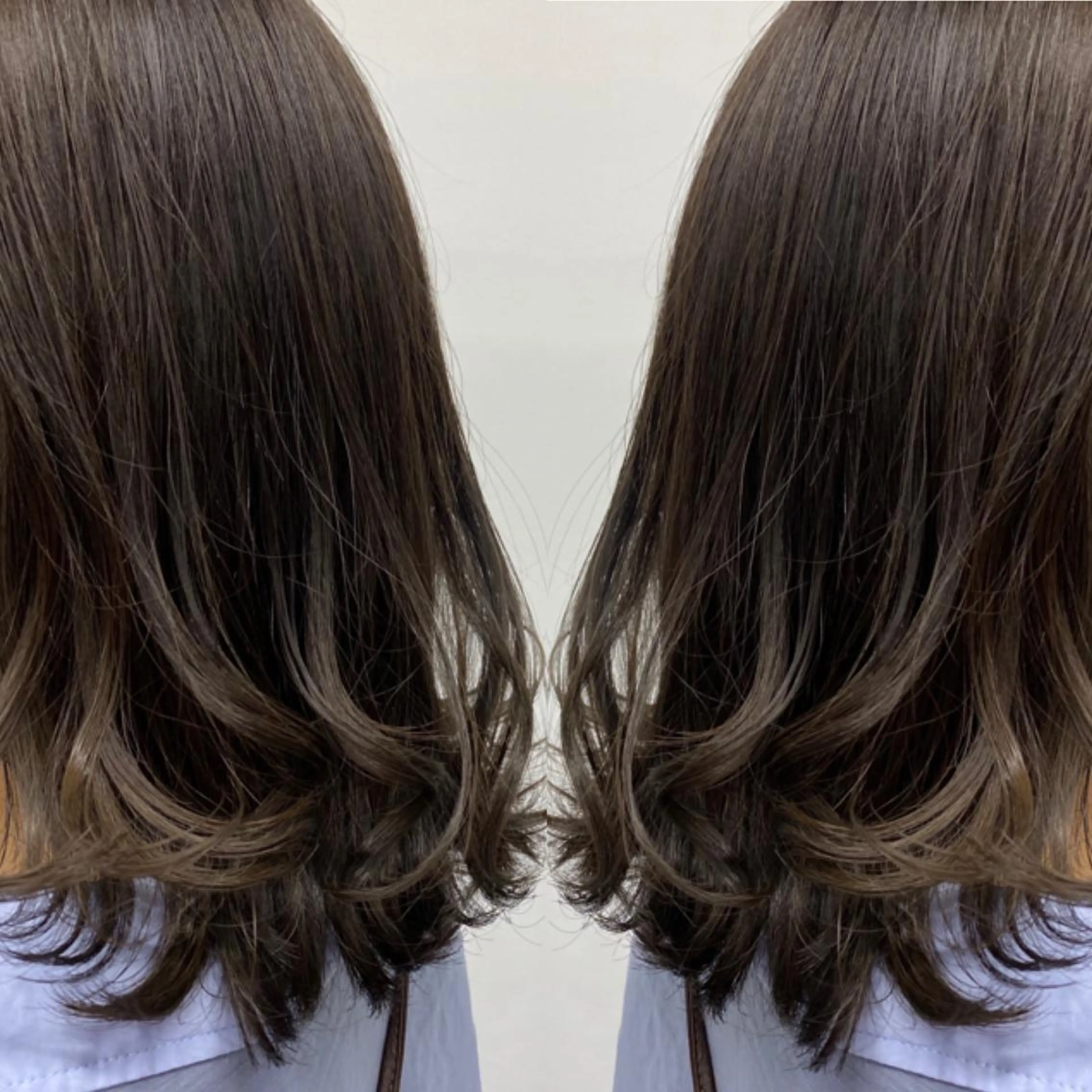 ショート カラー パーマ ヘアアレンジ ネイル マツエク・マツパ 韓国風ベージュ🤎 赤みなし🌿横浜🤎のヘアスタイル