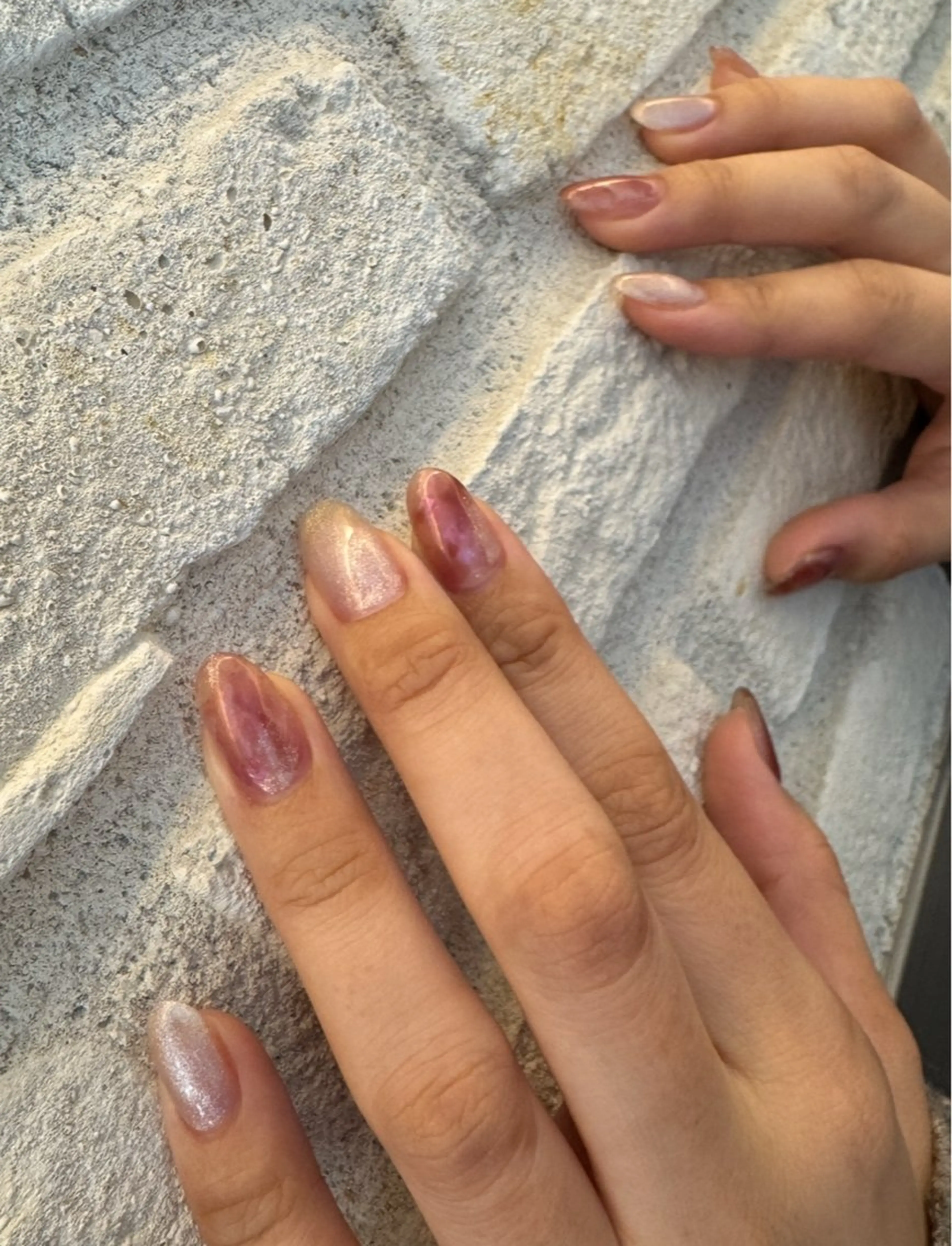 ネイル 成人式 キラキラネイル ニュアンスネイル オフィスネイル シンプルネイル Lililas サロン&スクールのネイルデザイン