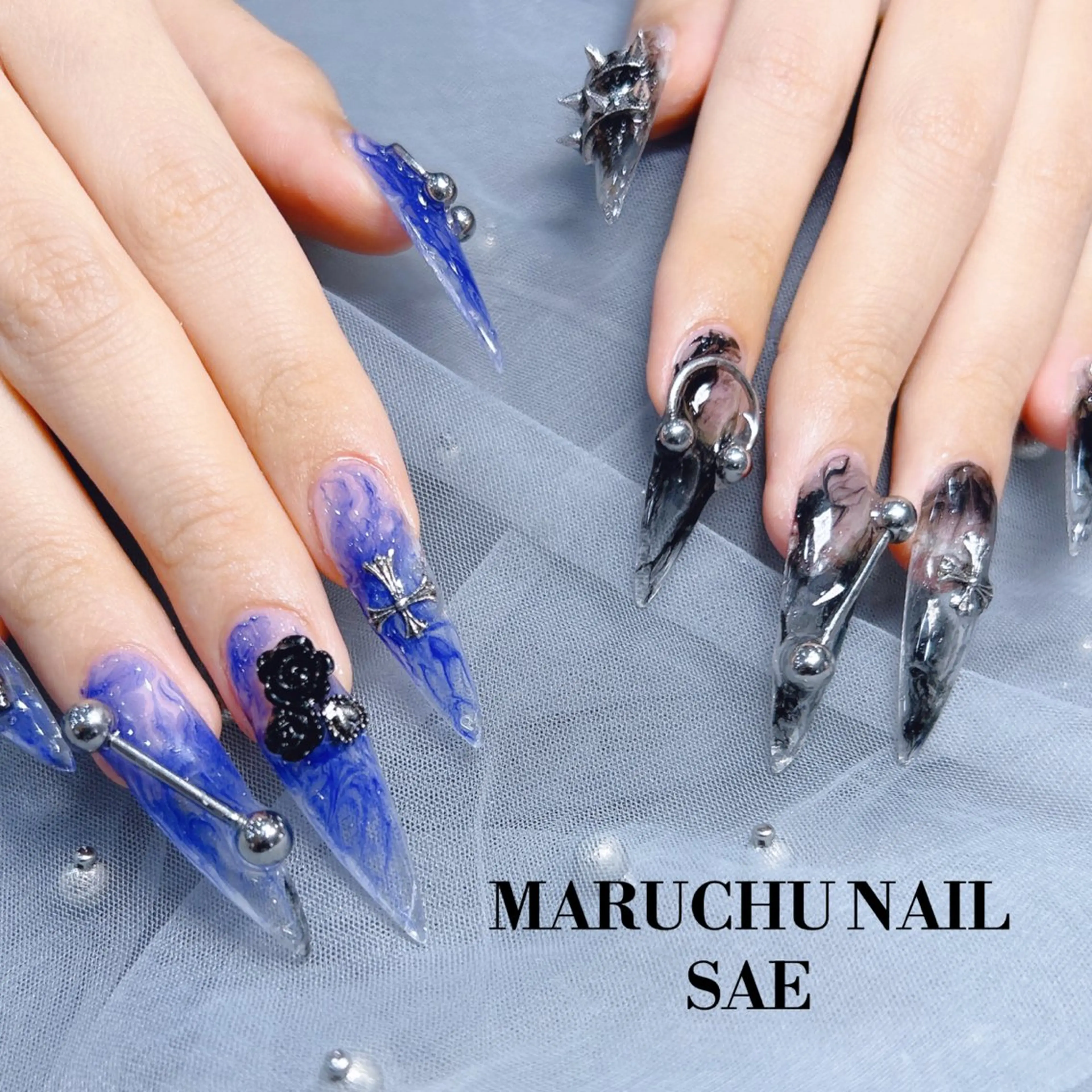 ネイル ハンドネイル MARUCHU SAE👽のネイルデザイン