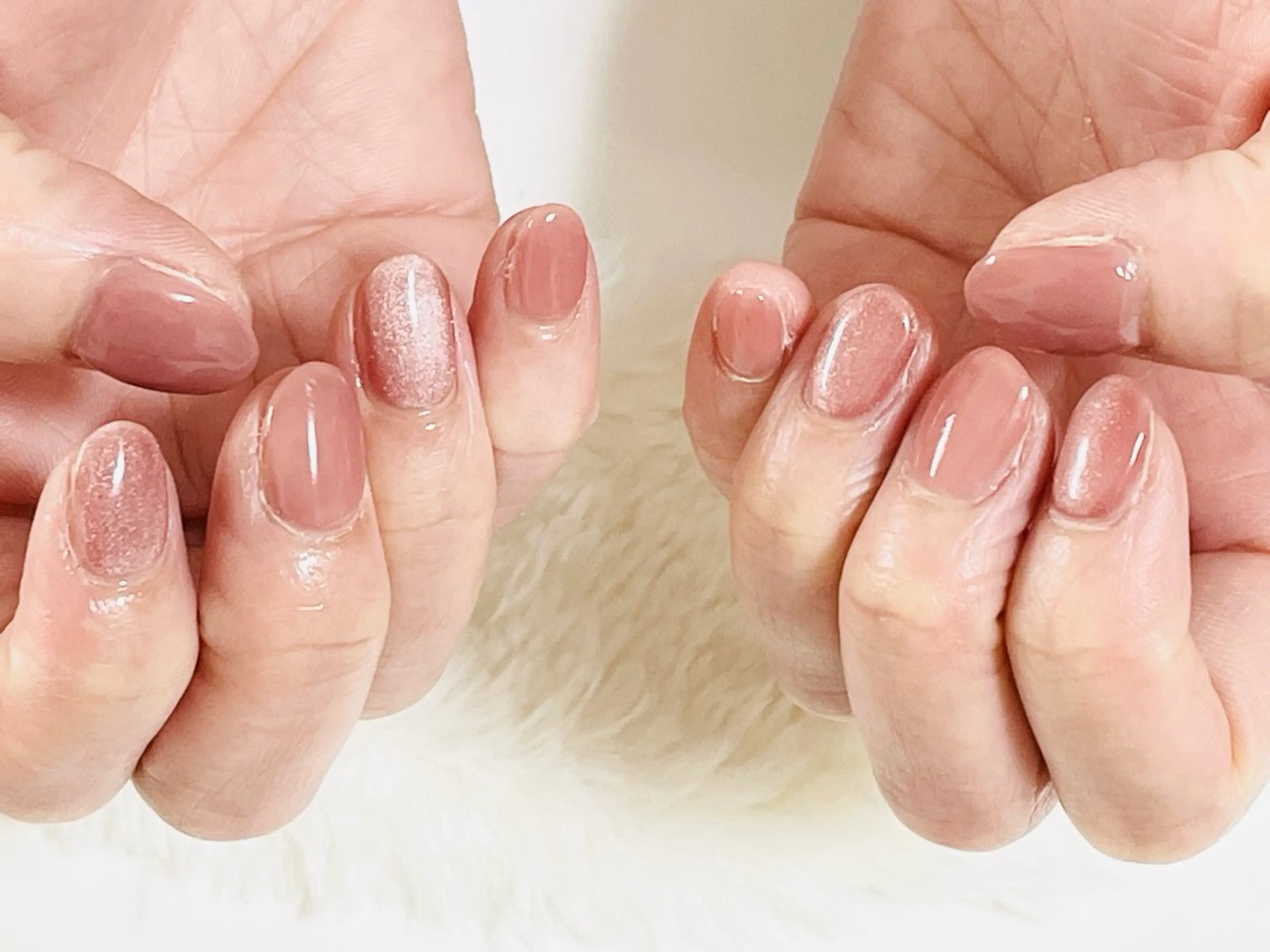 ネイル 卒業式 マグネットネイル ネイルサロン HANAのネイルデザイン