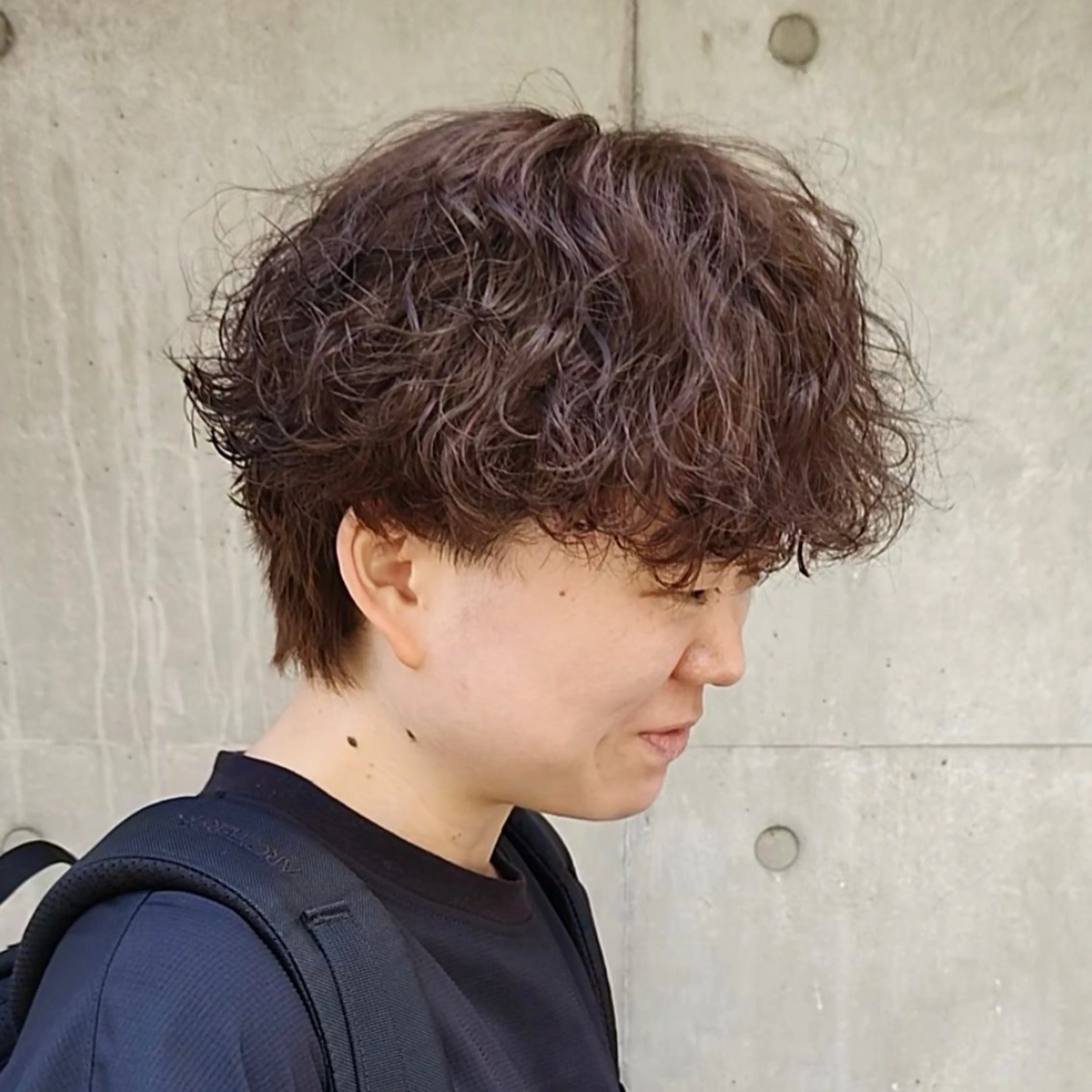 ショート パーマ メンズ さくらば ここのヘアスタイル