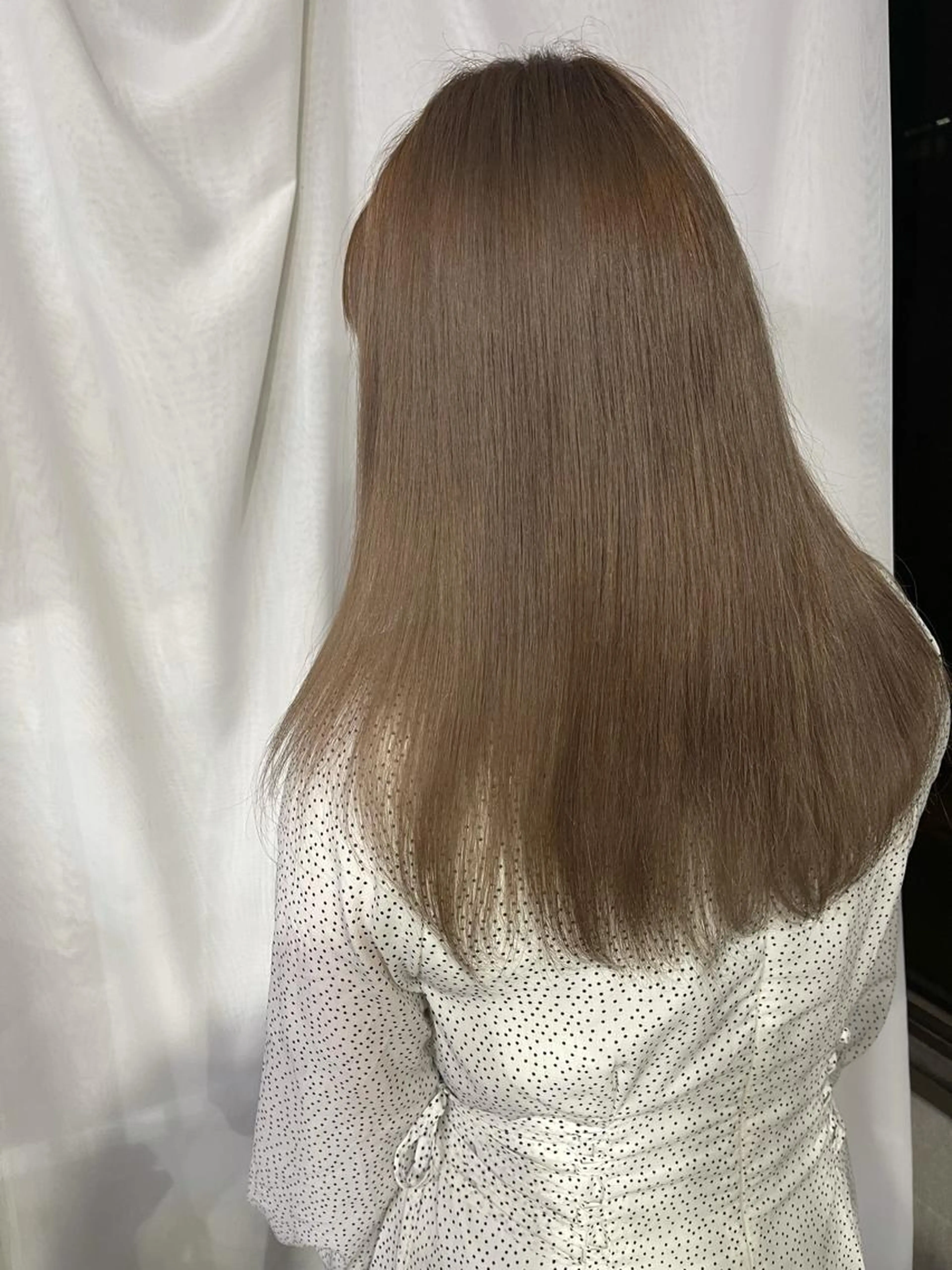 ⭐︎自然なストレートヘアに⭐︎ カット＋ナチュラル縮毛矯正+ナノミストトリートメント¥13,000の写真