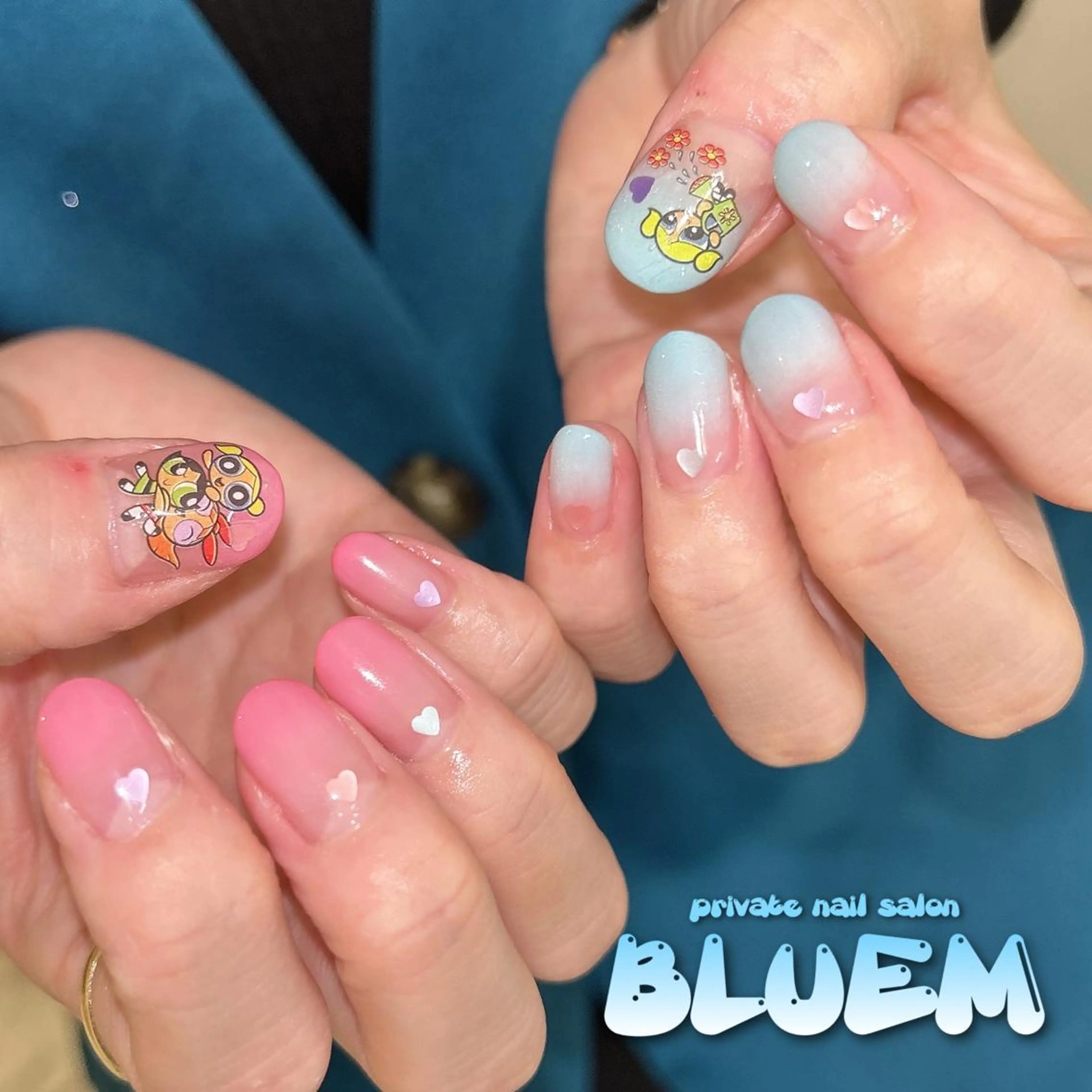 ネイル ハンドネイル BLUEM なな🐶のネイルデザイン