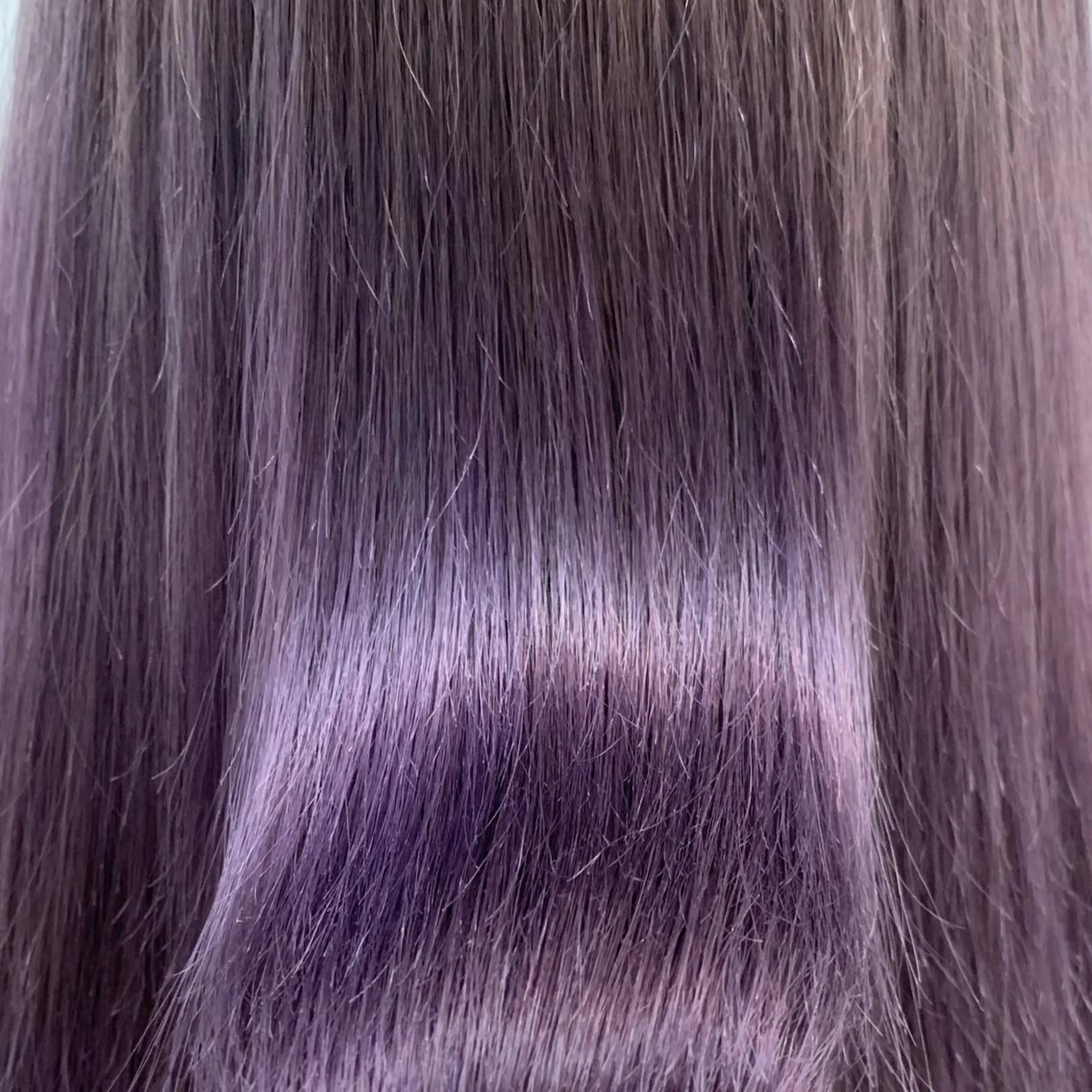 セミロング カラー ブリーチ パープルカラー ヘアカラー トリートメント THE./ブリーチ 透感カラー/髪質改善のヘアスタイル