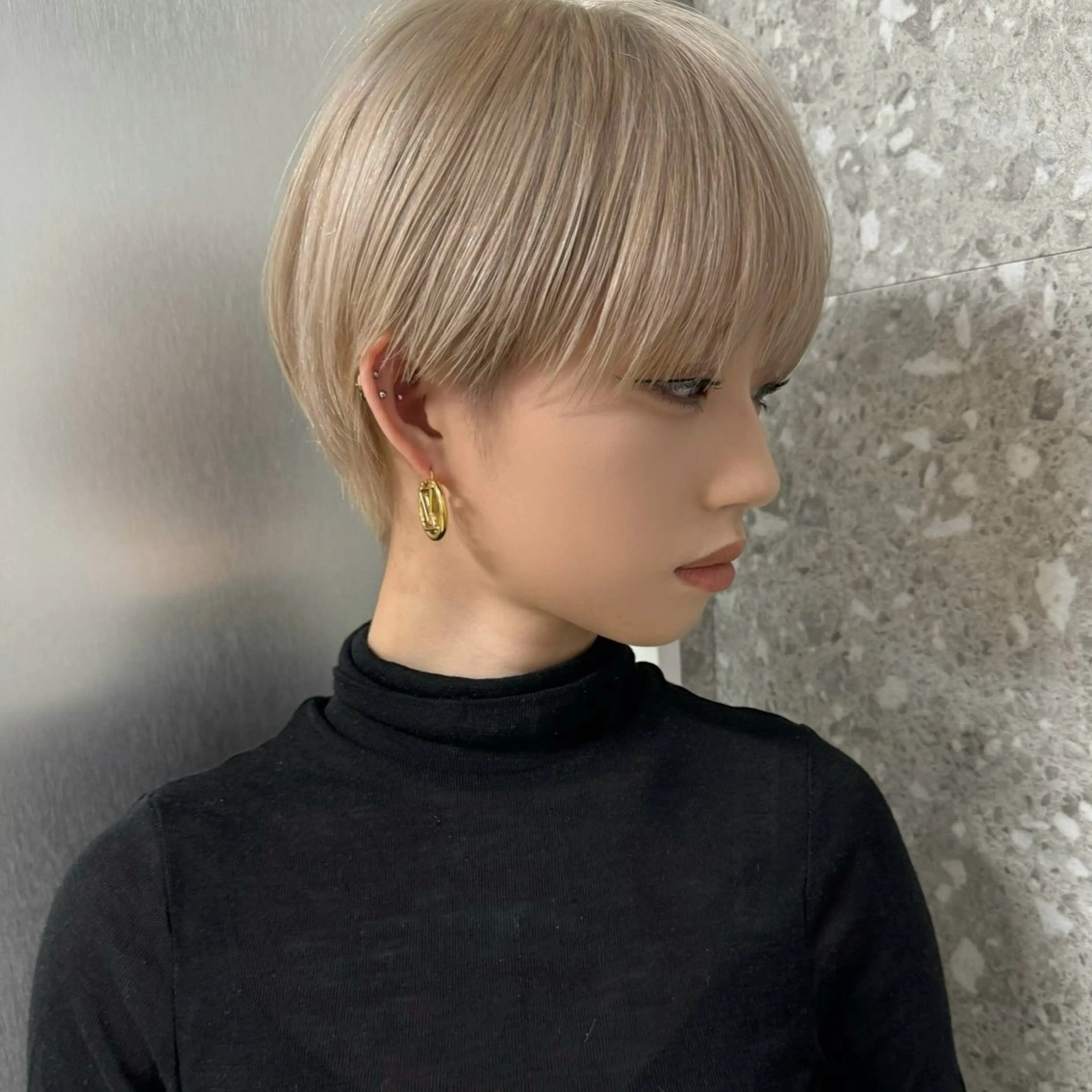 ショート ショートヘア ミルクティーベージュ 🩰🤎miharuのヘアスタイル